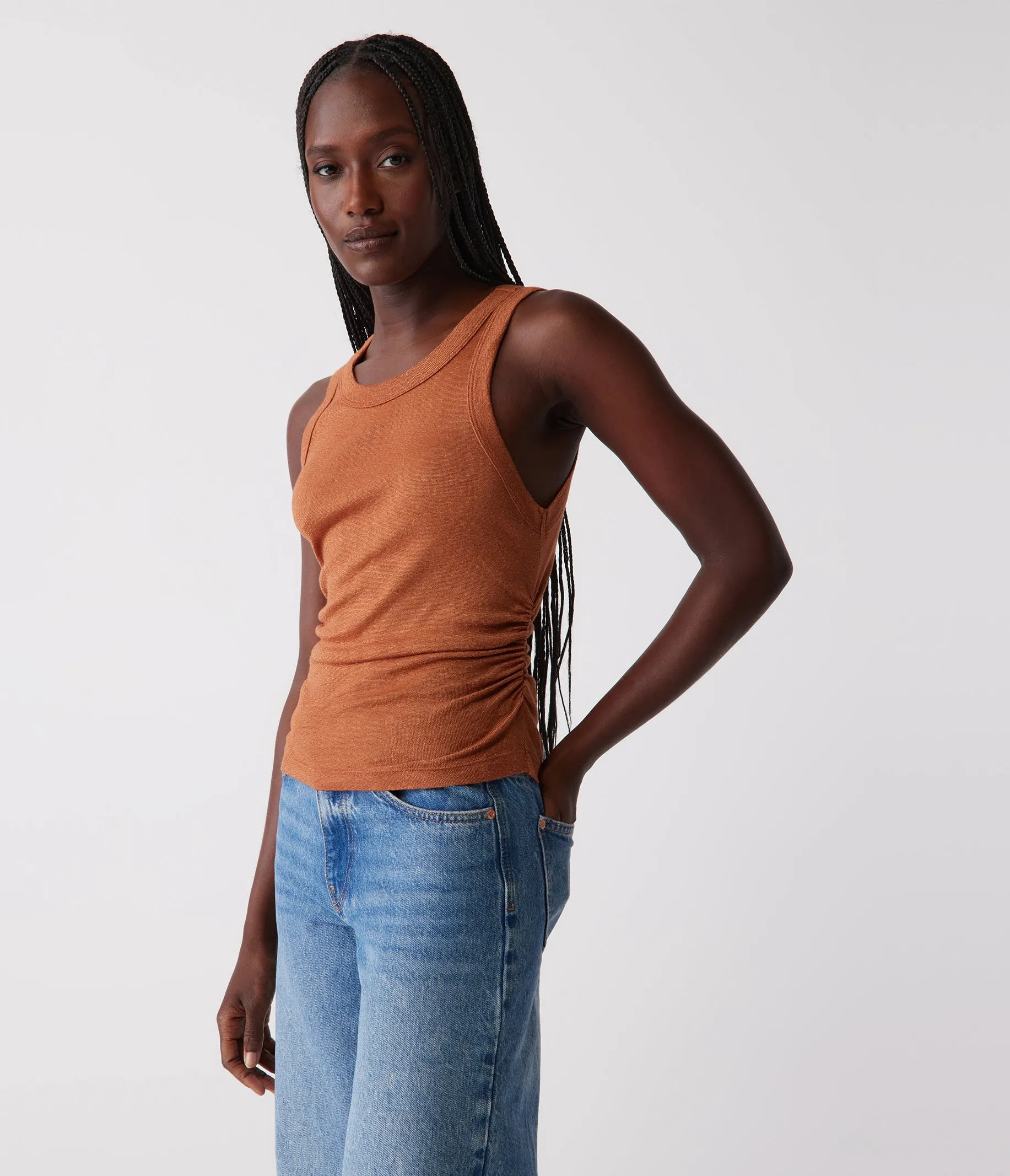 Ella Shine Tank sold by Michael Stars product image thumbnail 5