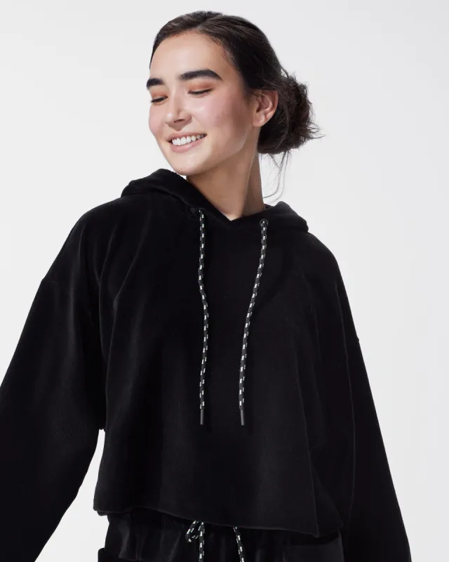 Hygge Ribbed Crop Hoodie sold by MICHI