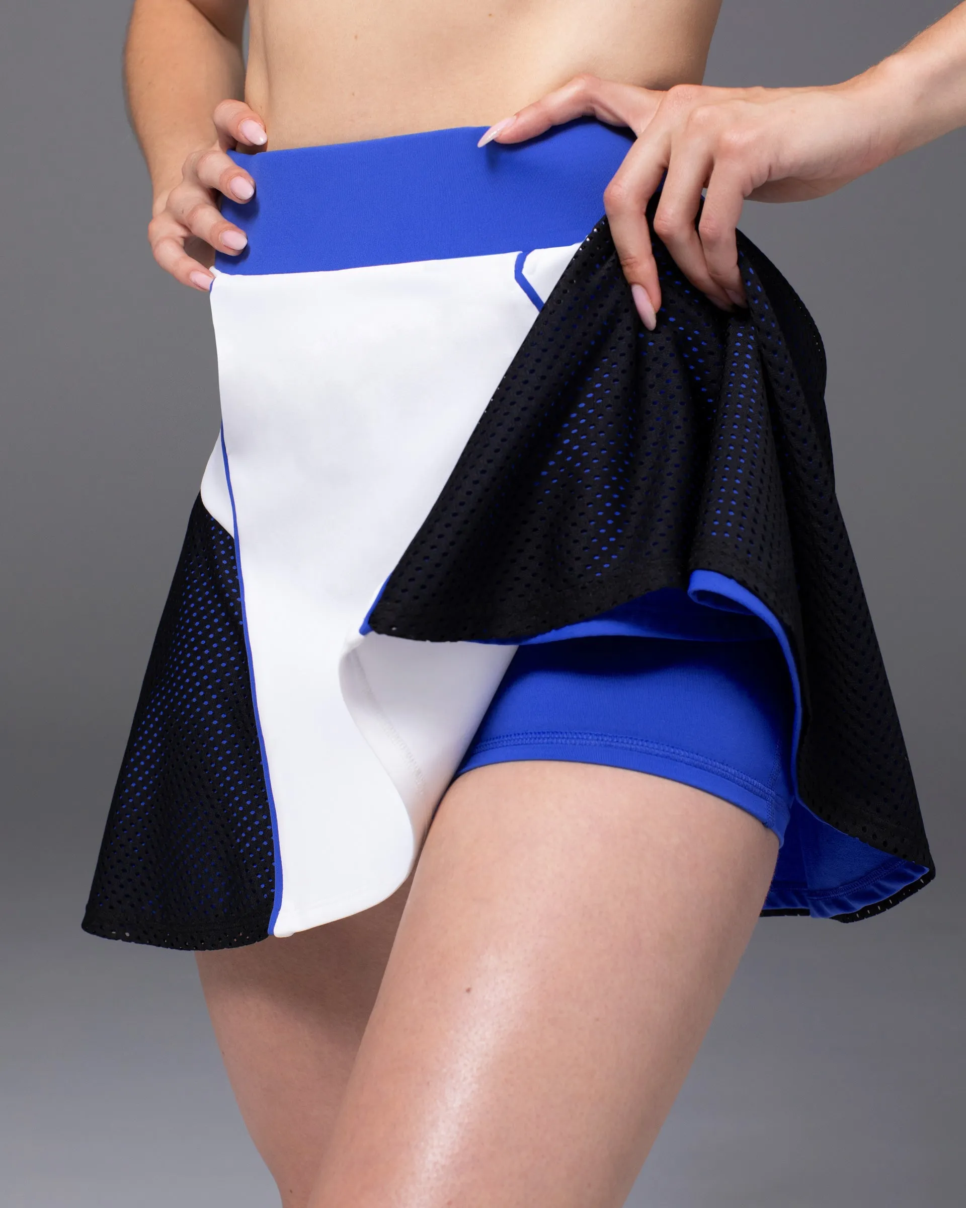 Electric Tennis Skirt w/ Shorts sold by MICHI product image thumbnail 3