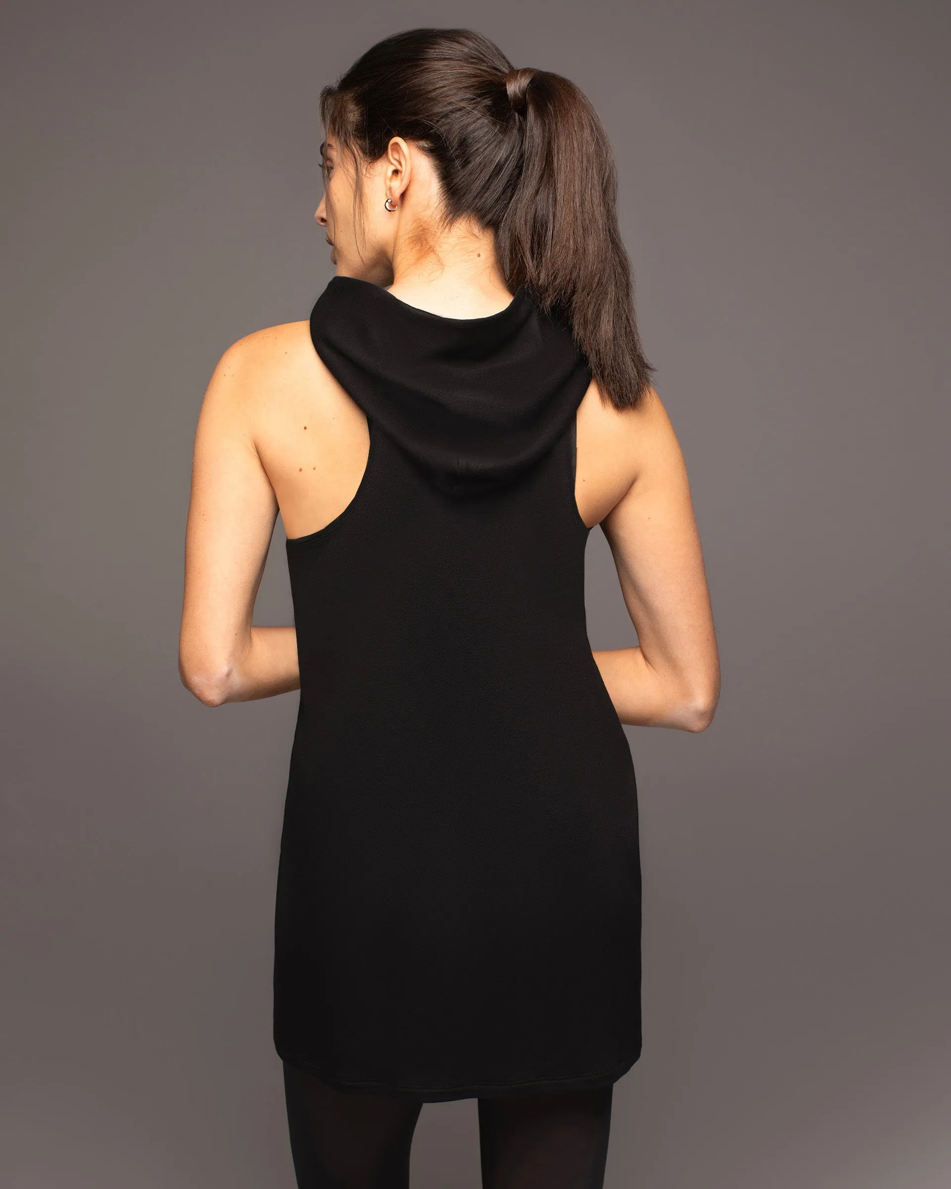 Cascata Hooded Mini Dress sold by MICHI product image thumbnail 3