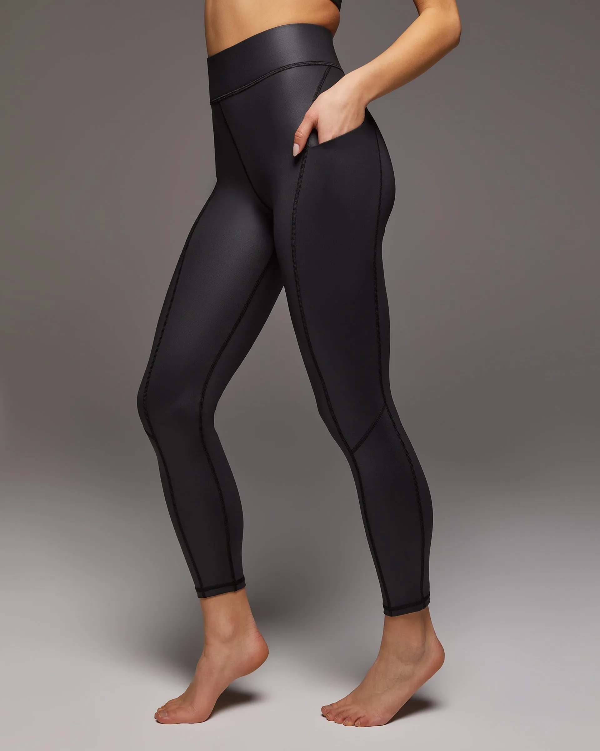 Alba Gloss Pocket Legging sold by MICHI product image thumbnail 3