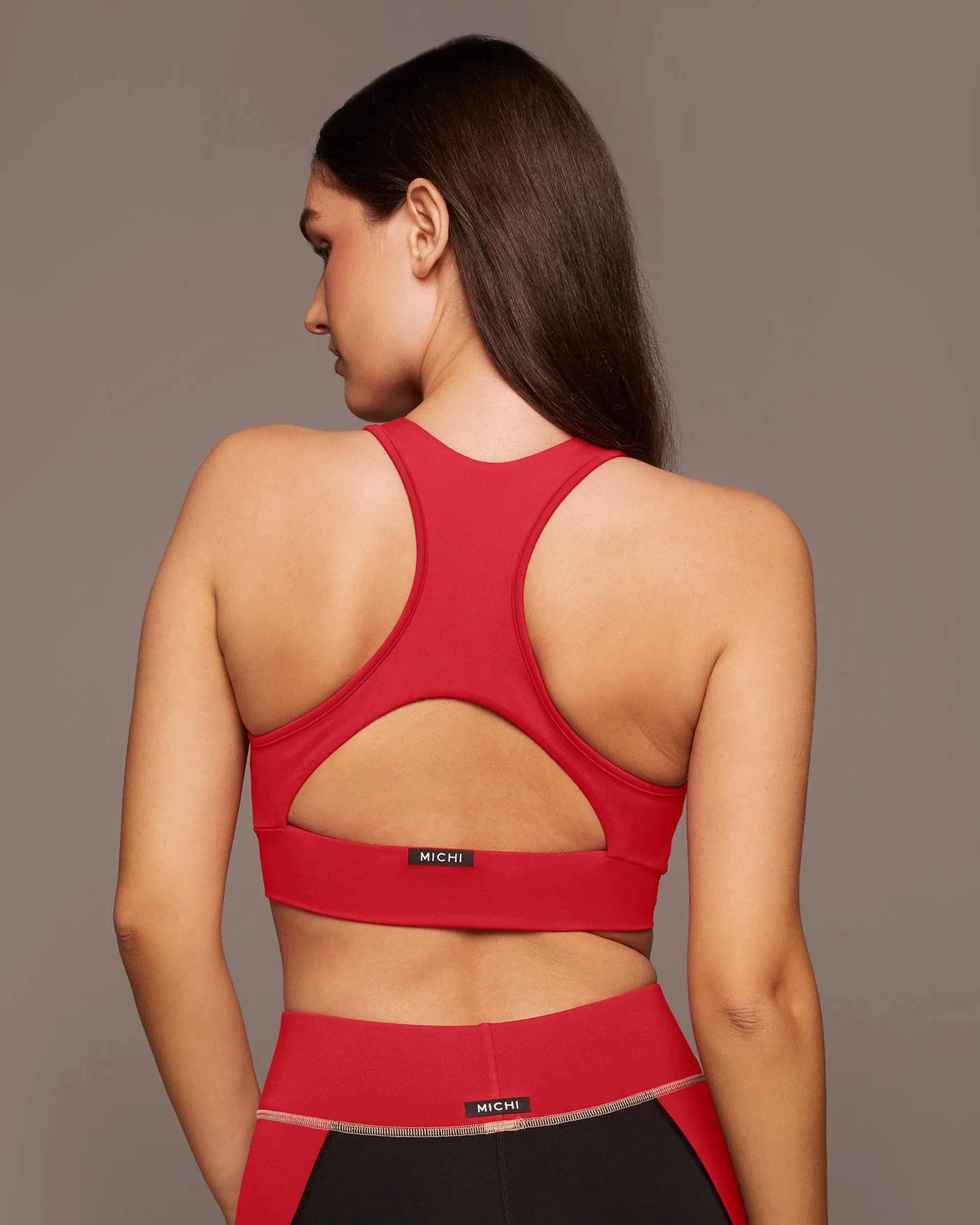 Ray V-Neck Longline Bra sold by MICHI product image thumbnail 3