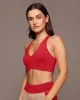 Ray V-Neck Longline Bra sold by MICHI
