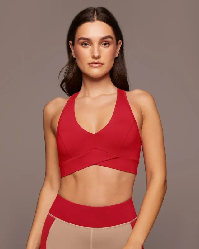 Ray V-Neck Longline Bra sold by MICHI