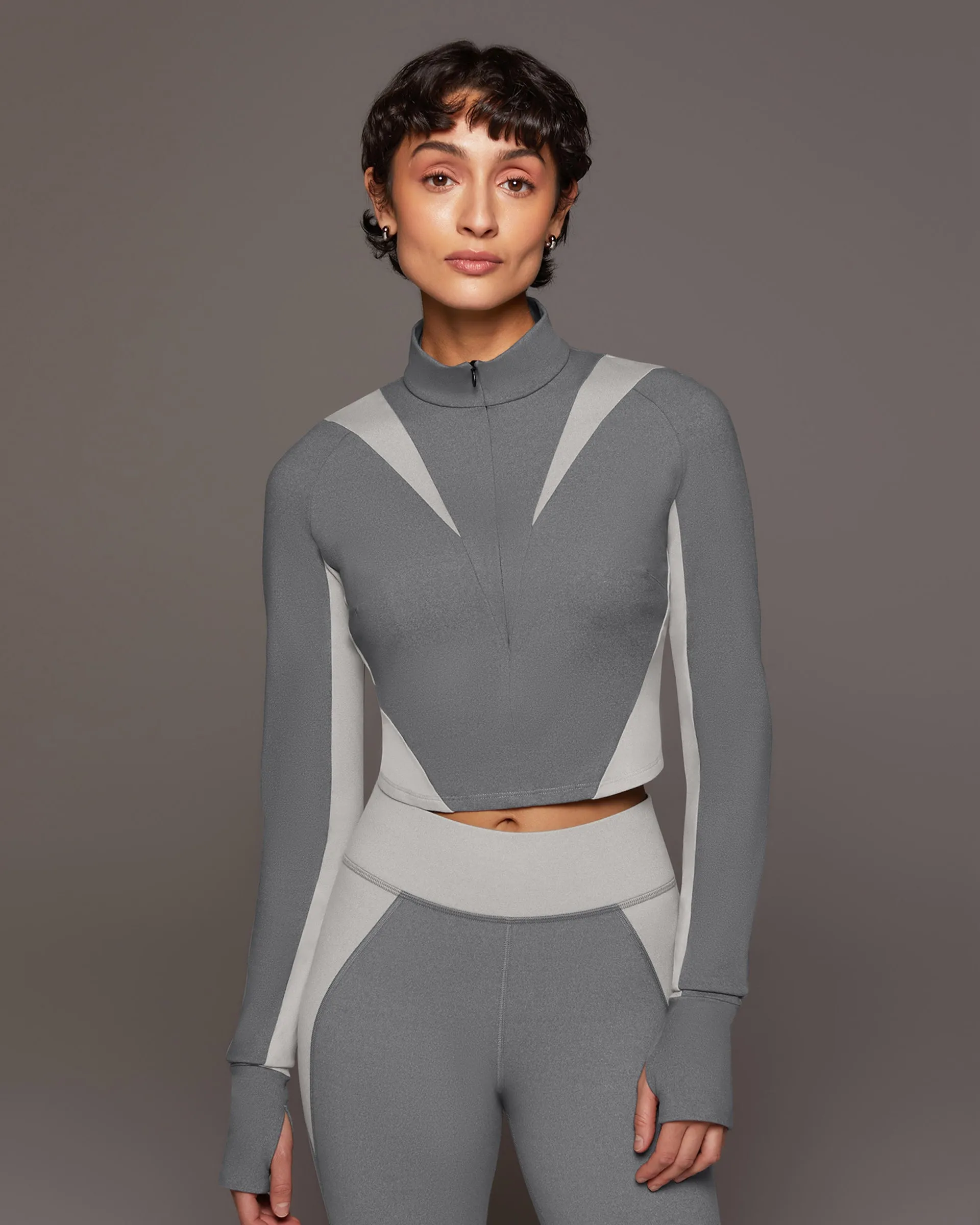 Nordic W.Compress L/S Crop Top sold by MICHI product image thumbnail 2