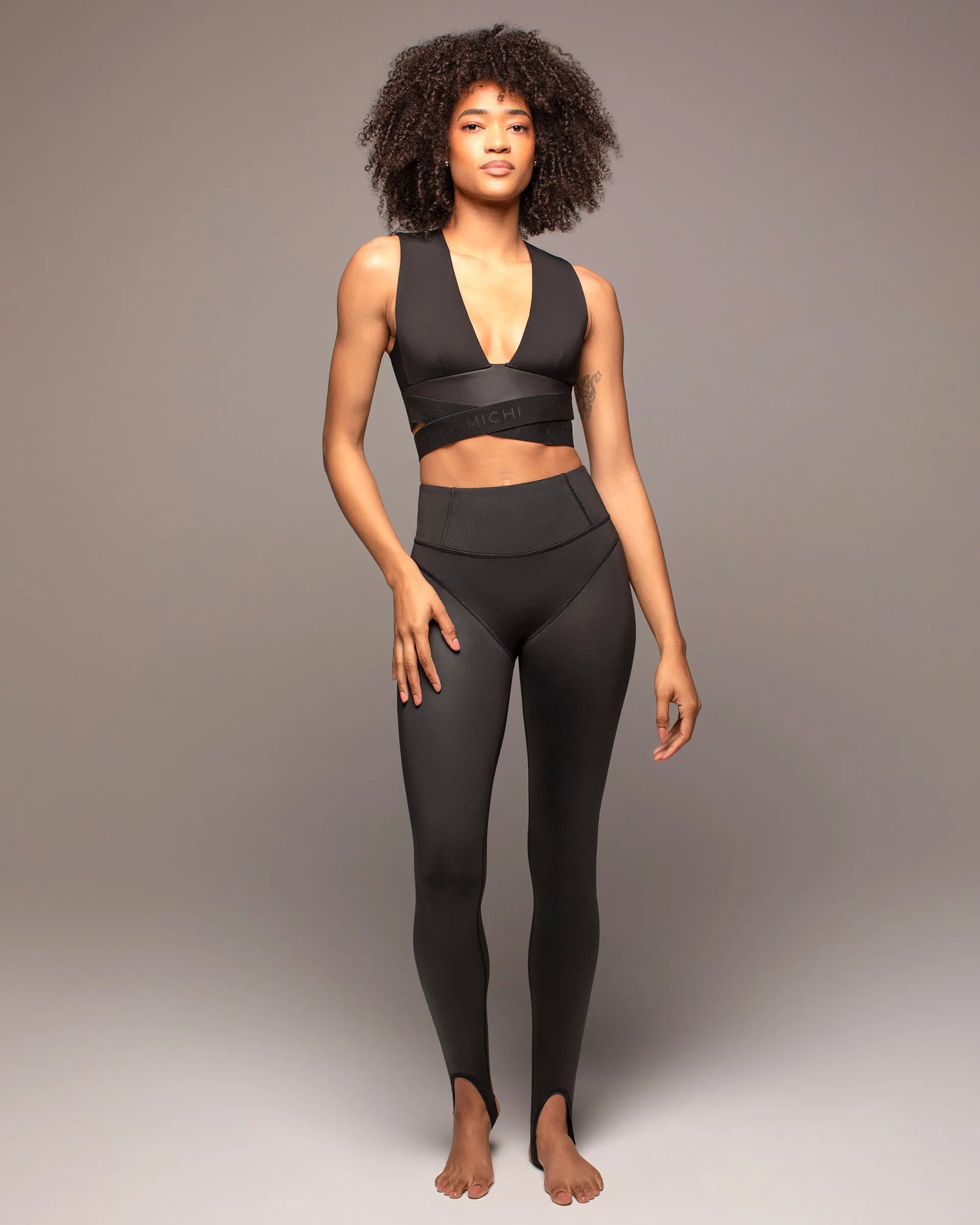 Ambient Gloss Stirrup Legging sold by MICHI product image thumbnail 4