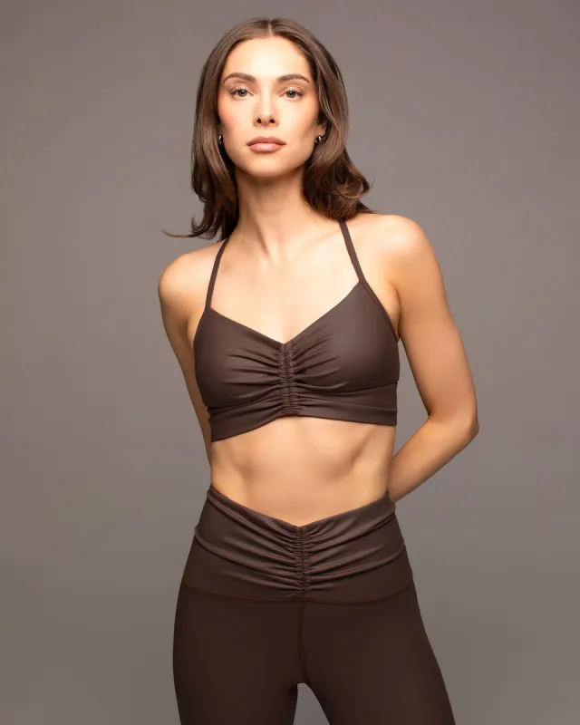 Palma Gloss Longline Bra sold by MICHI
