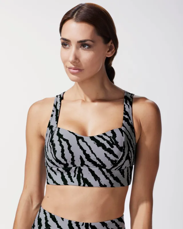 Instinct Tiger Print Longline Bra sold by MICHI