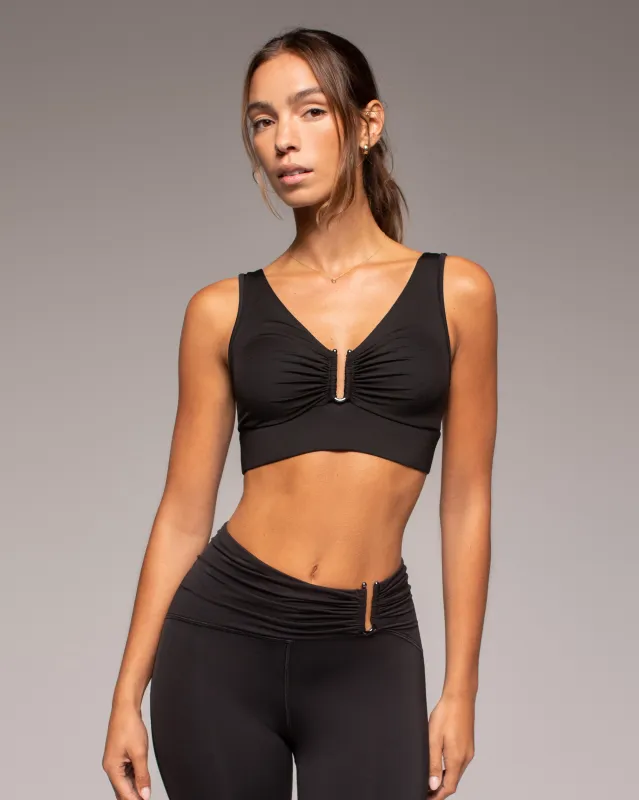 Onyx Longline Bra sold by MICHI