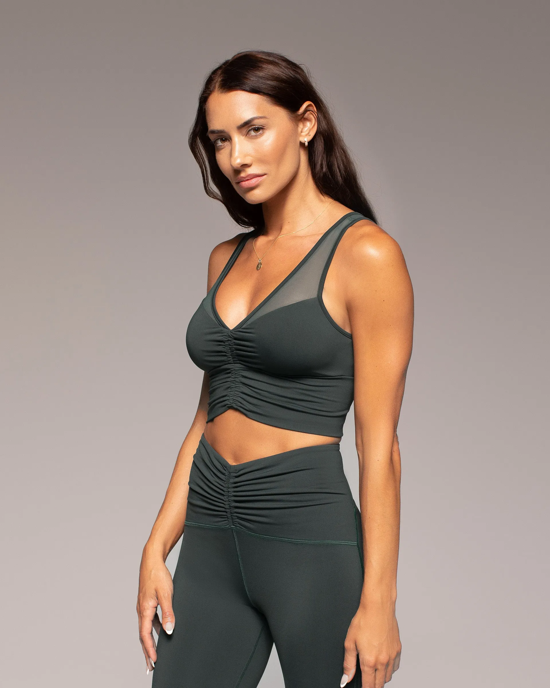 Palma Mesh Longline Bra sold by MICHI product image thumbnail 3