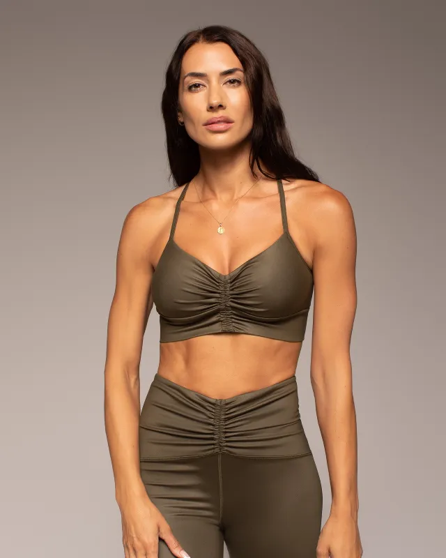 Palma Gloss Longline Bra sold by MICHI