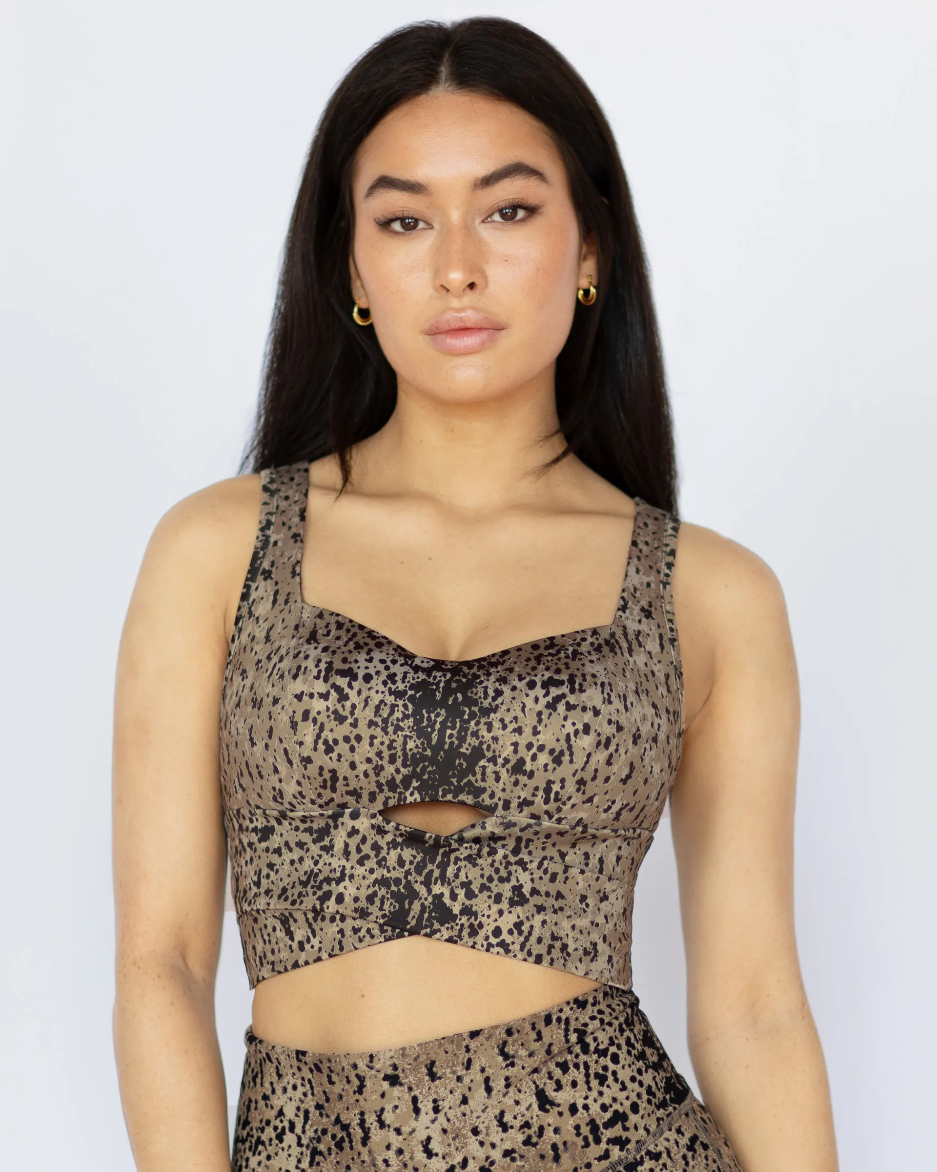 Savannah Plantae Print Longline Bra sold by MICHI product image thumbnail 4