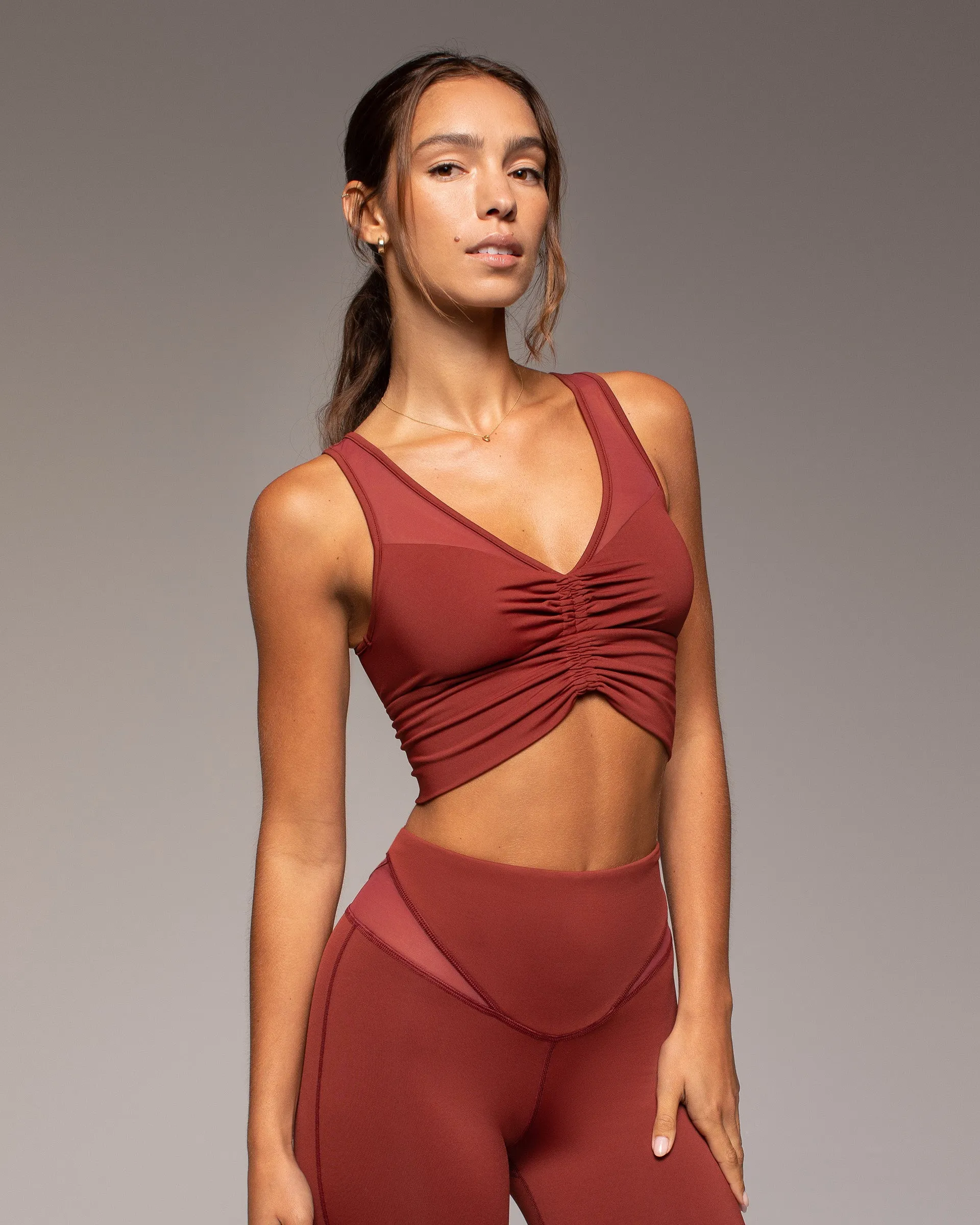 Palma Mesh Longline Bra sold by MICHI product image thumbnail 2