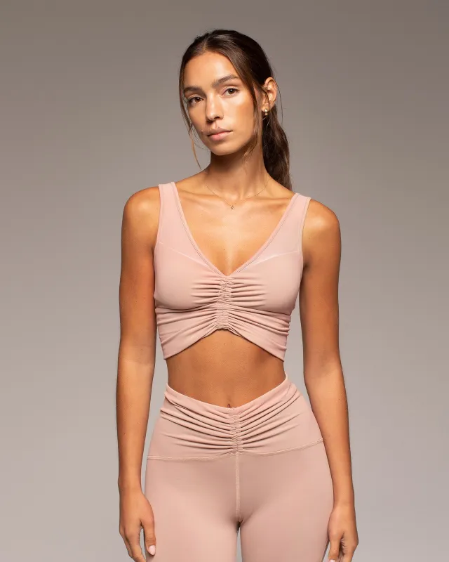 Palma Mesh Longline Bra made by MICHI