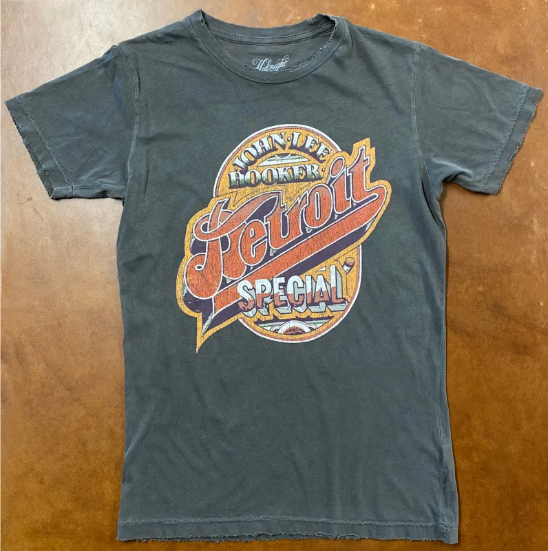 John Lee Hooker Detroit Unisex T Shirt sold by Midnight Rider