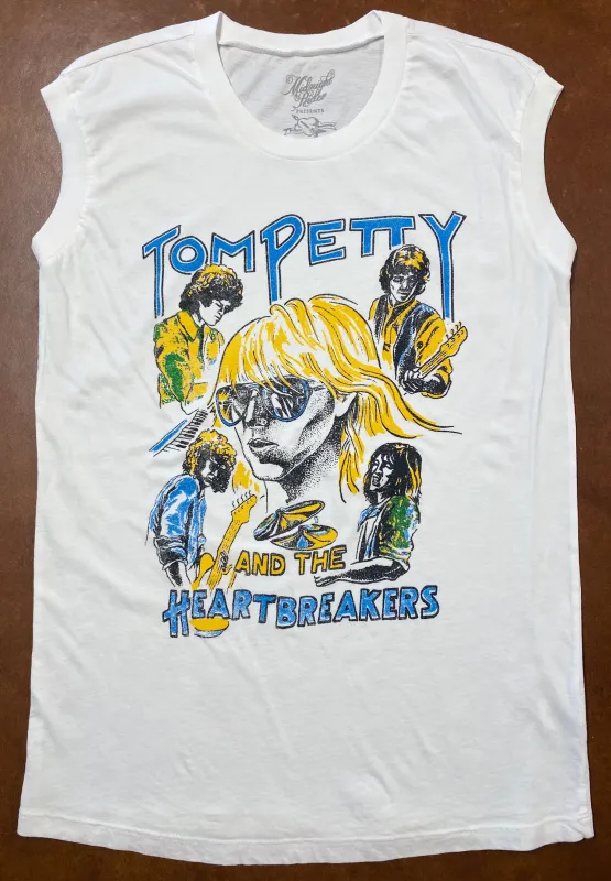 Tom Petty Faces Muscle Tee sold by Midnight Rider
