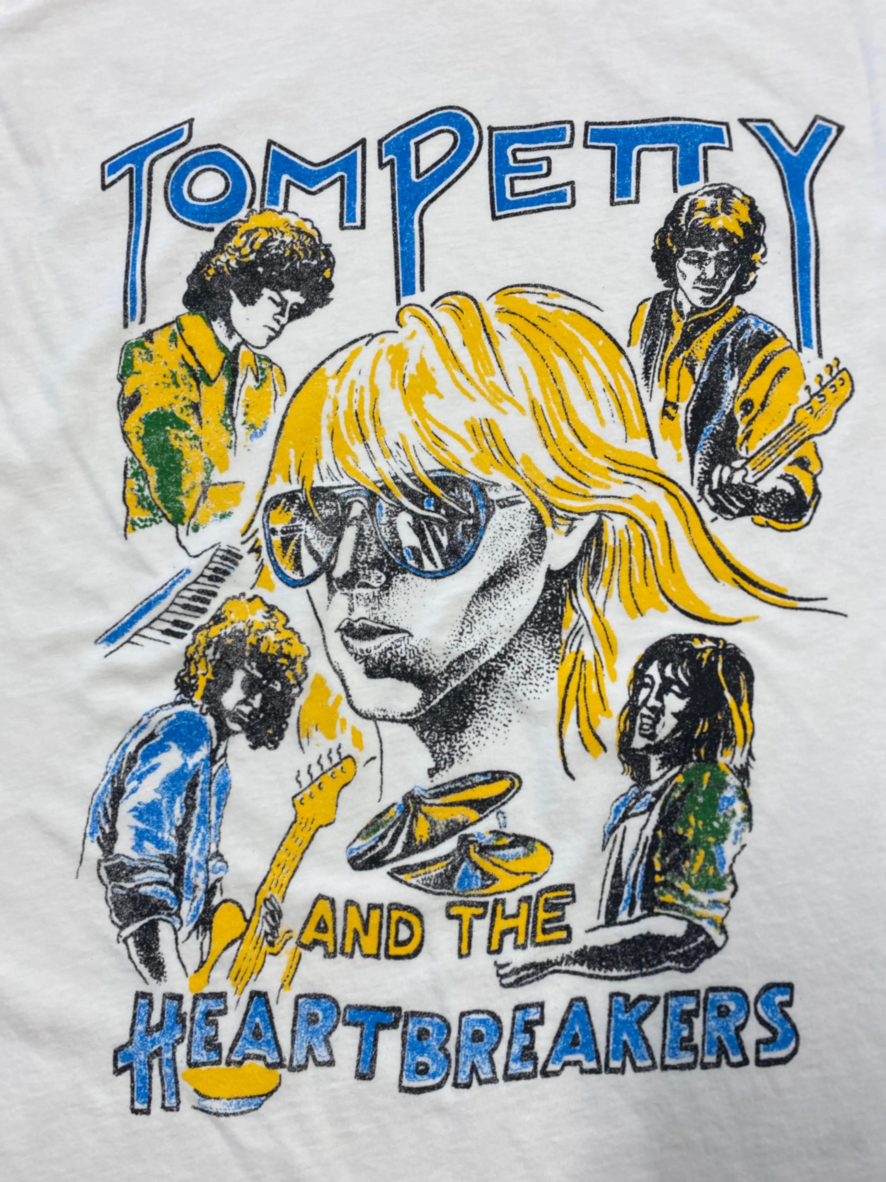 Tom Petty Faces Muscle Tee sold by Midnight Rider product image thumbnail 2