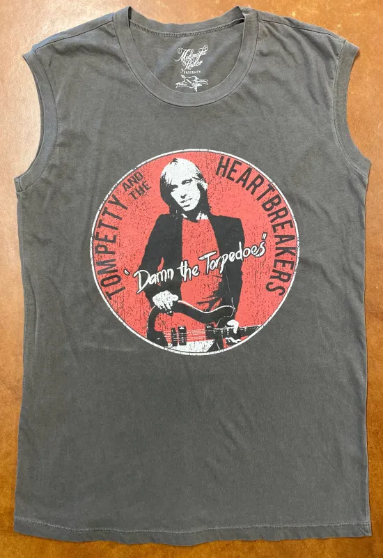 Tom Petty Damn The Torpedos Muscle Tee sold by Midnight Rider
