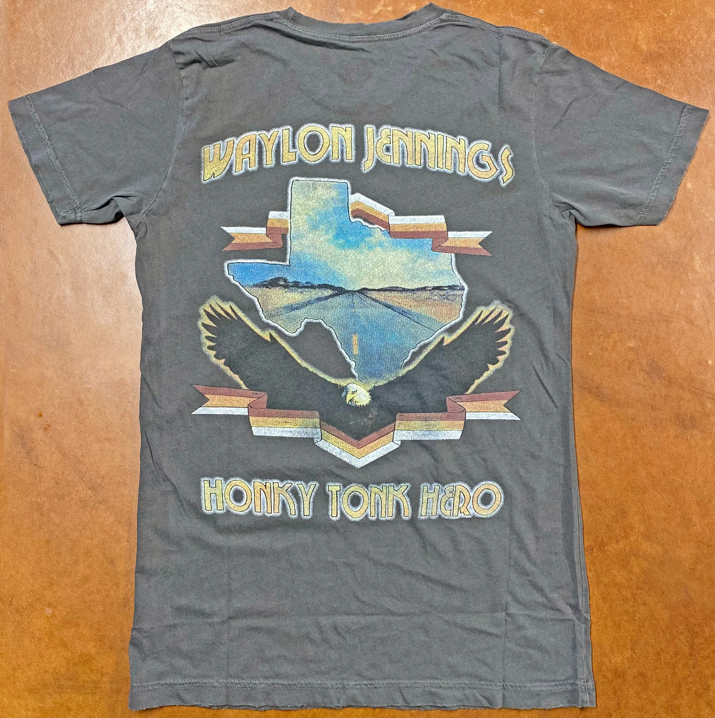 Honky Tonk Hero Unisex Tee - Vintage Black sold by Midnight Rider product image thumbnail 3