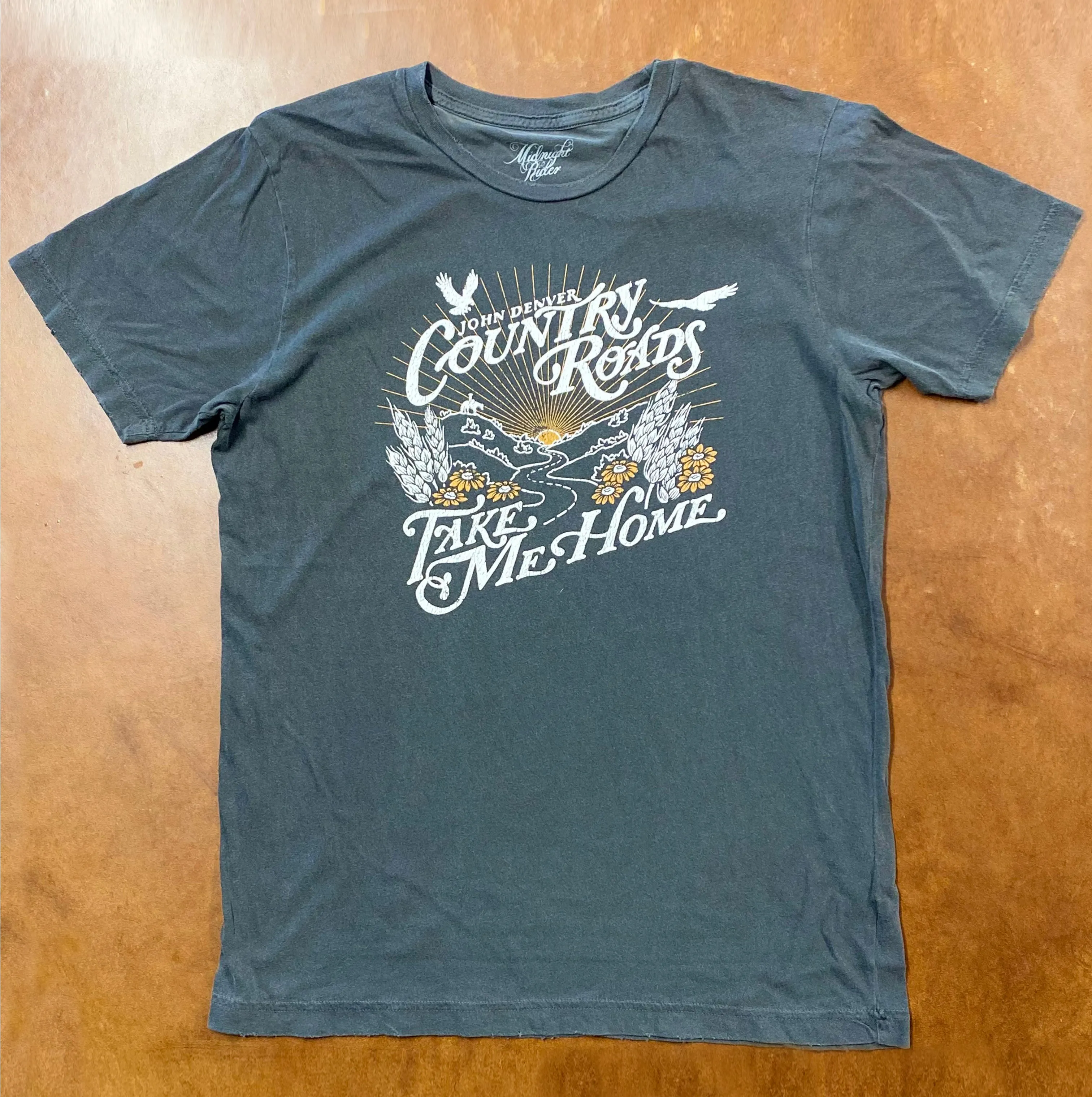 John Denver Country Roads Unisex T-Shirt sold by Midnight Rider