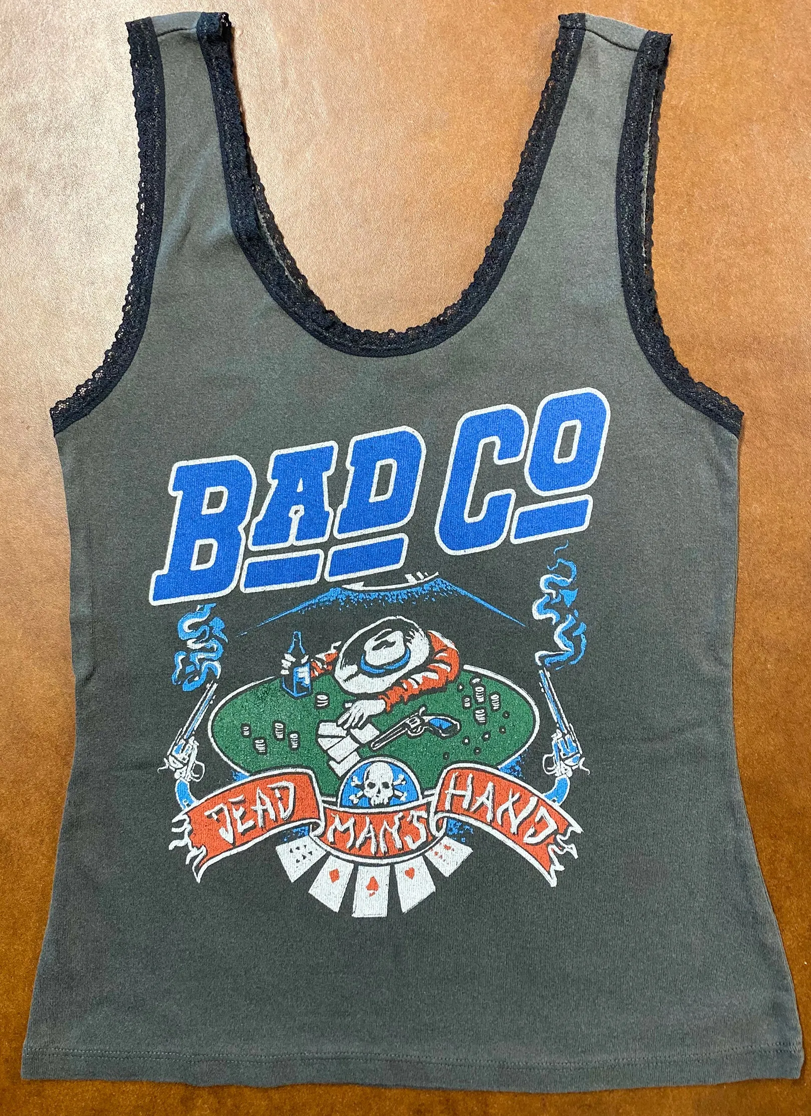 Bad Company Dead Man's Hand Lace Tank sold by Midnight Rider
