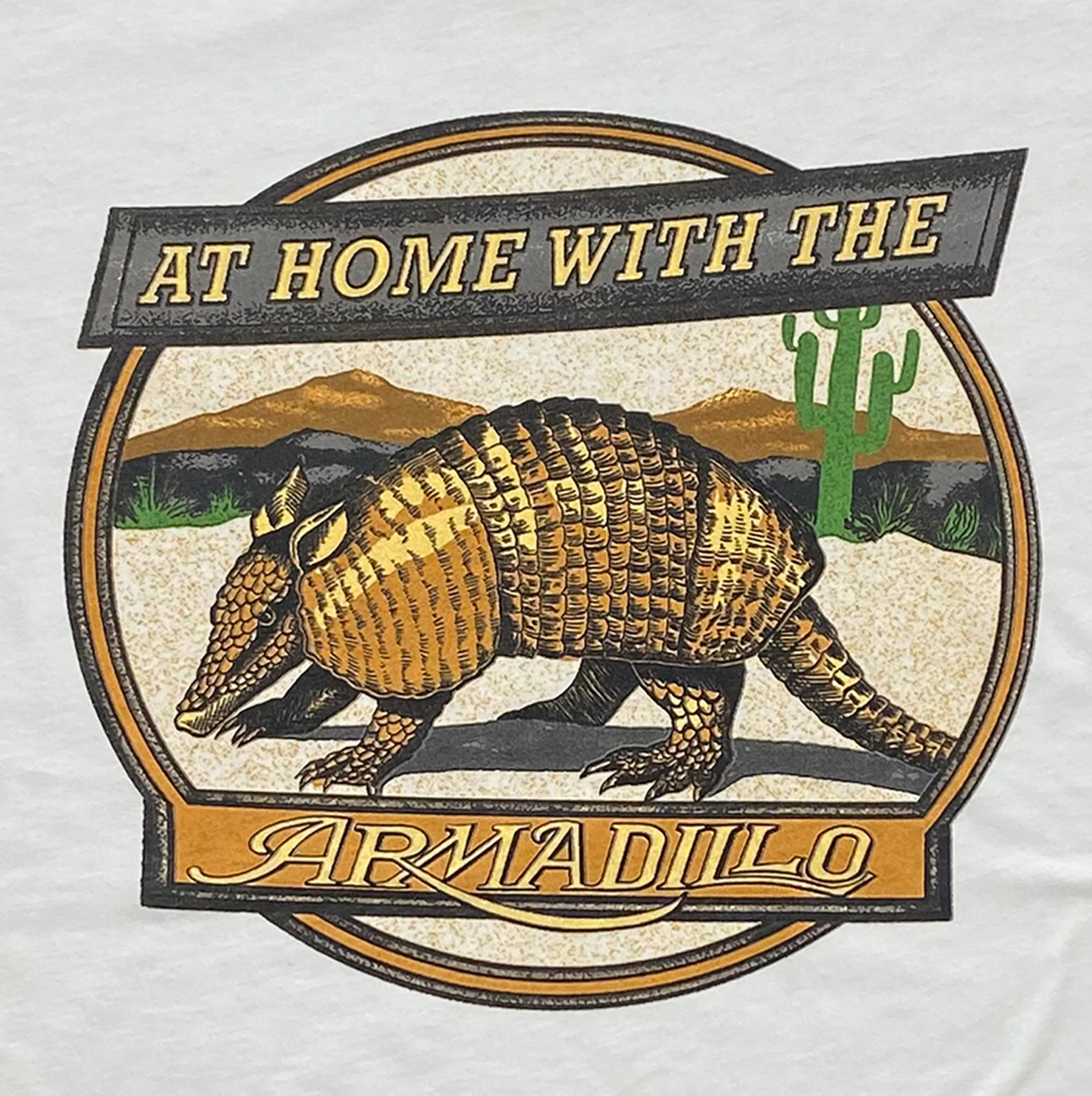 At Home with the Armadillo Unisex Tee sold by Midnight Rider product image thumbnail 2
