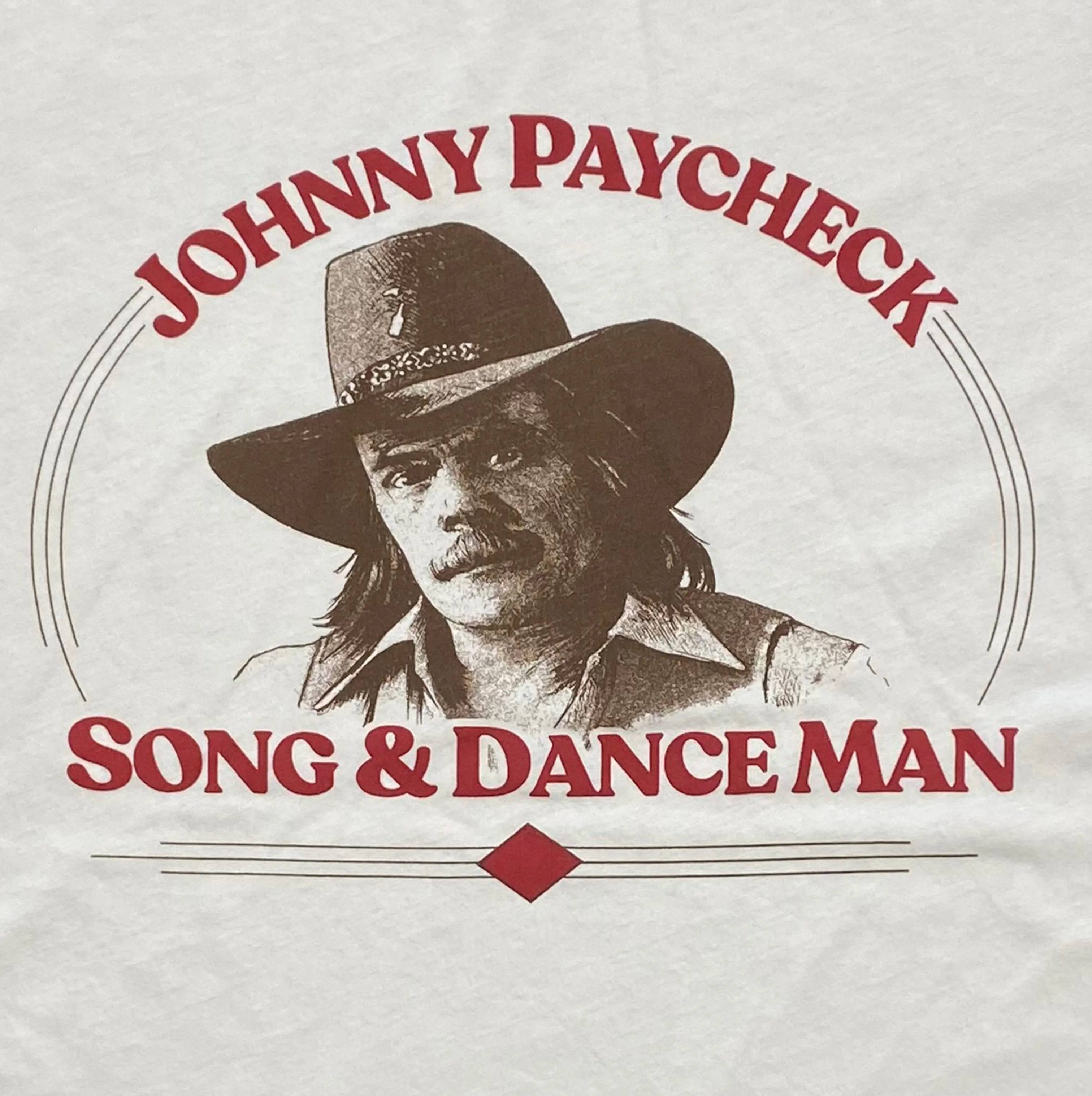 Johnny Paycheck Song & Dance Man Unisex Tee sold by Midnight Rider product image thumbnail 2