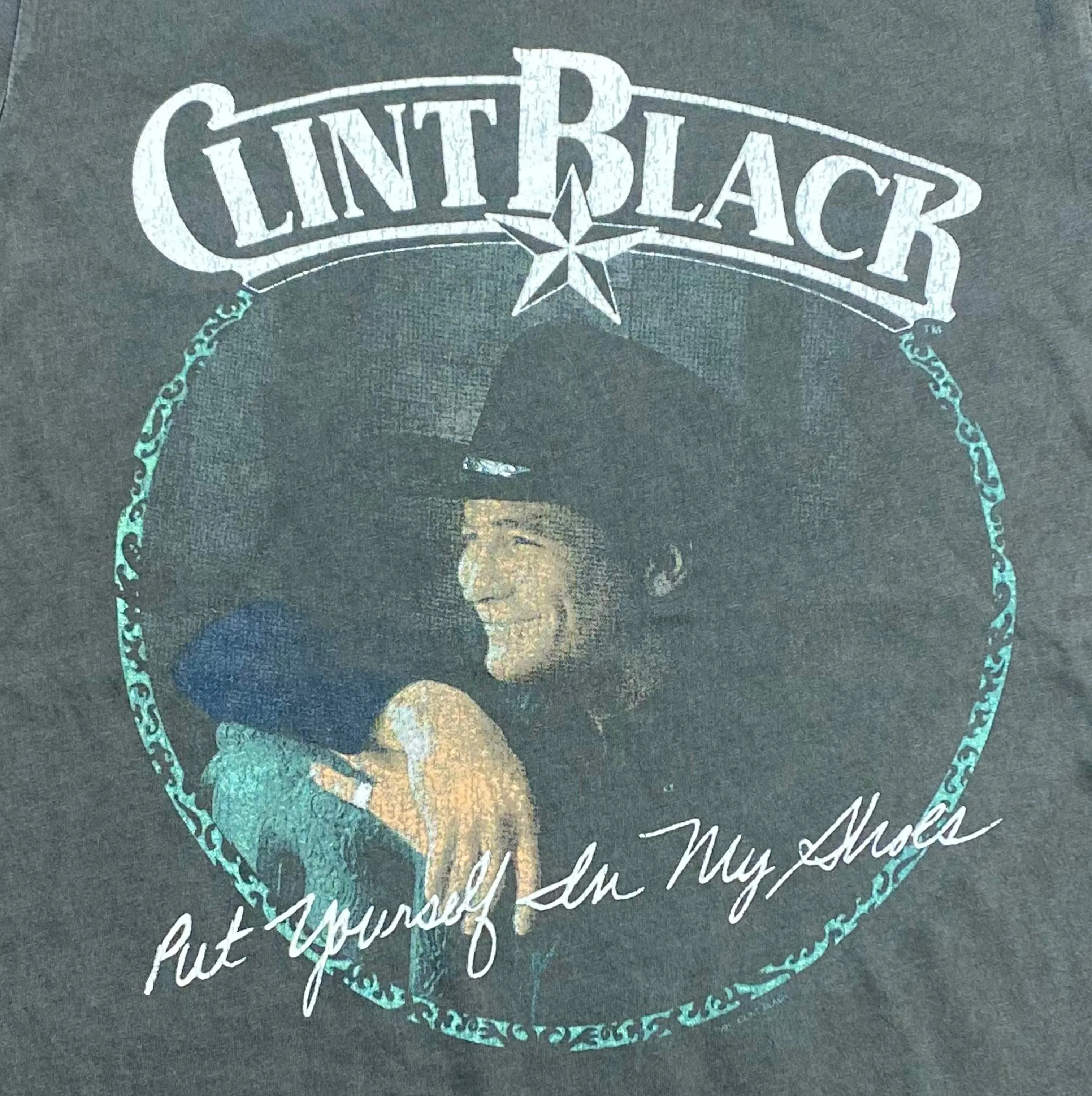 Clint Black: Put Yourself in My Shoes Unisex Tee sold by Midnight Rider product image thumbnail 2