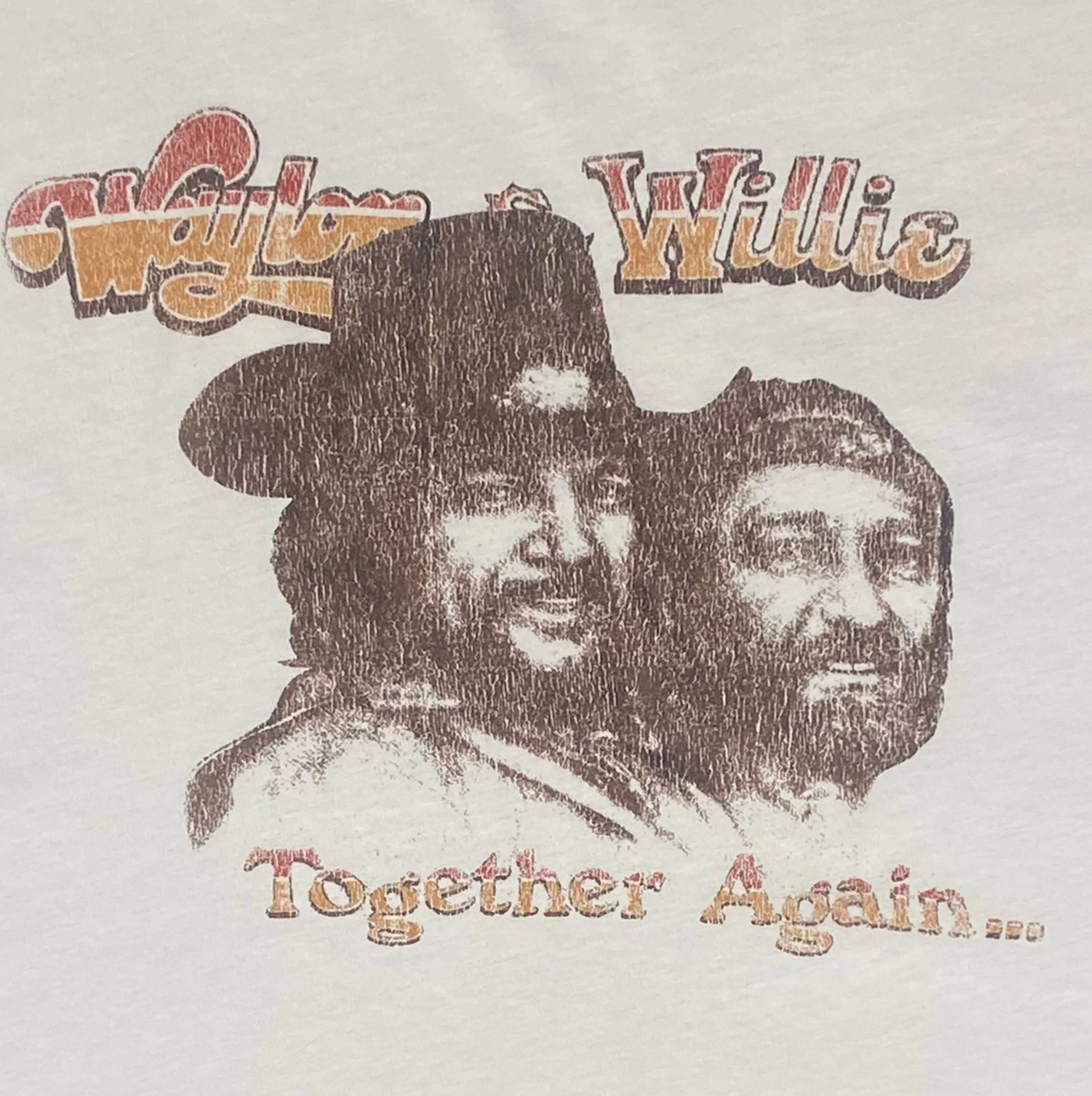 Waylon & Willie Unisex Tee sold by Midnight Rider product image thumbnail 2