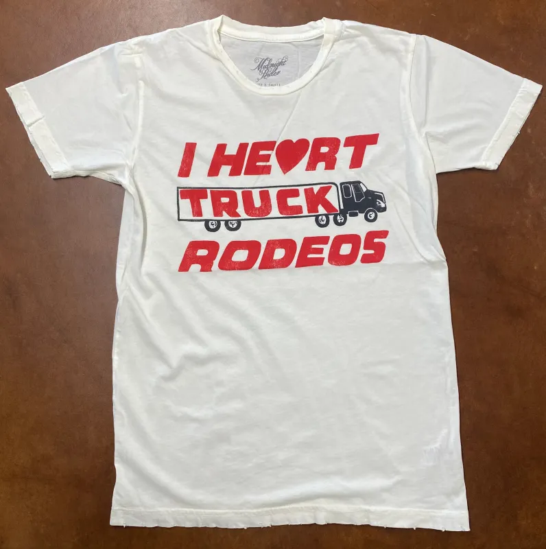 I Heart Truck Rodeos Unisex Tee sold by Midnight Rider
