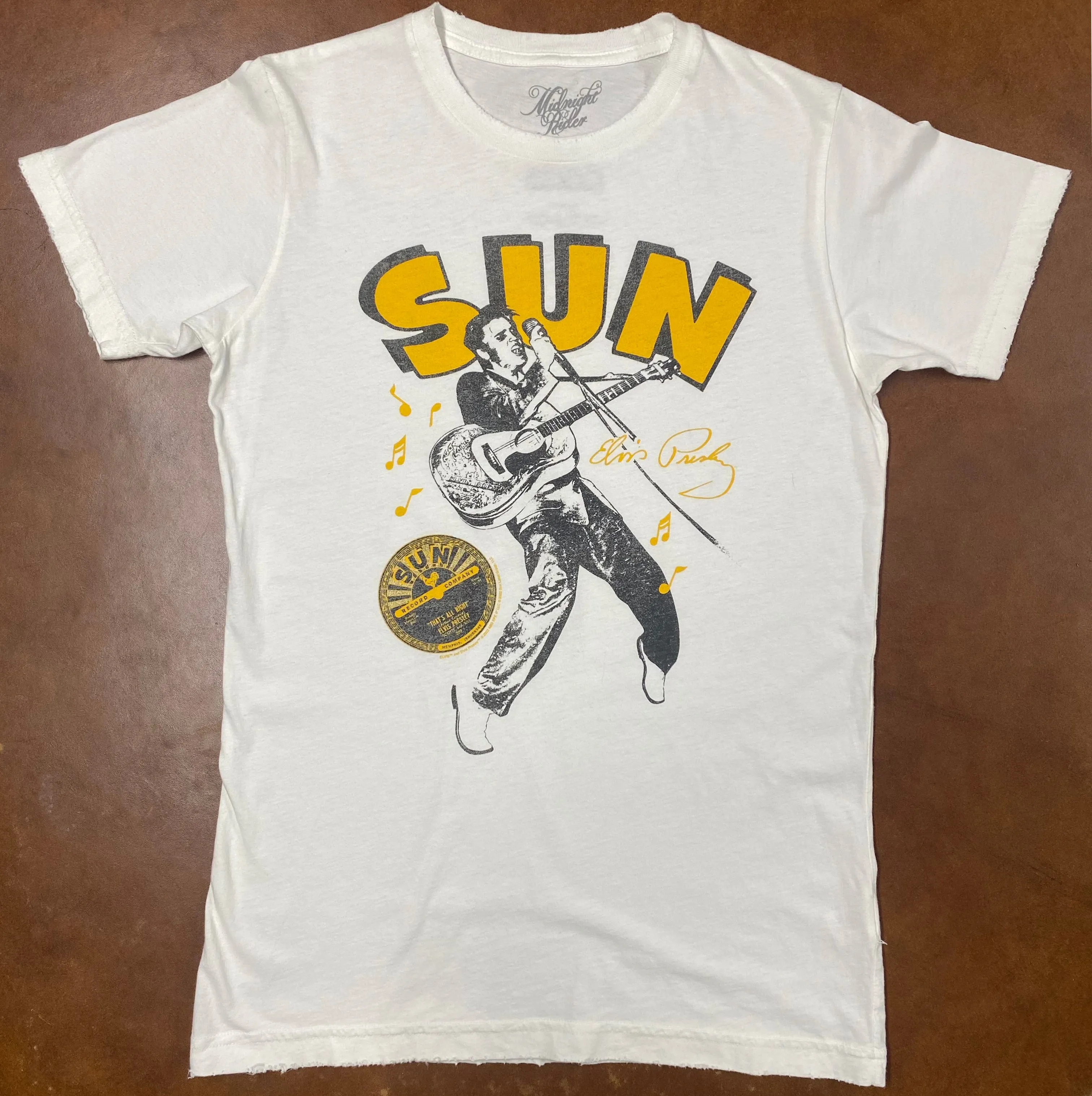 Sun Records Elvis Unisex Tee sold by Midnight Rider