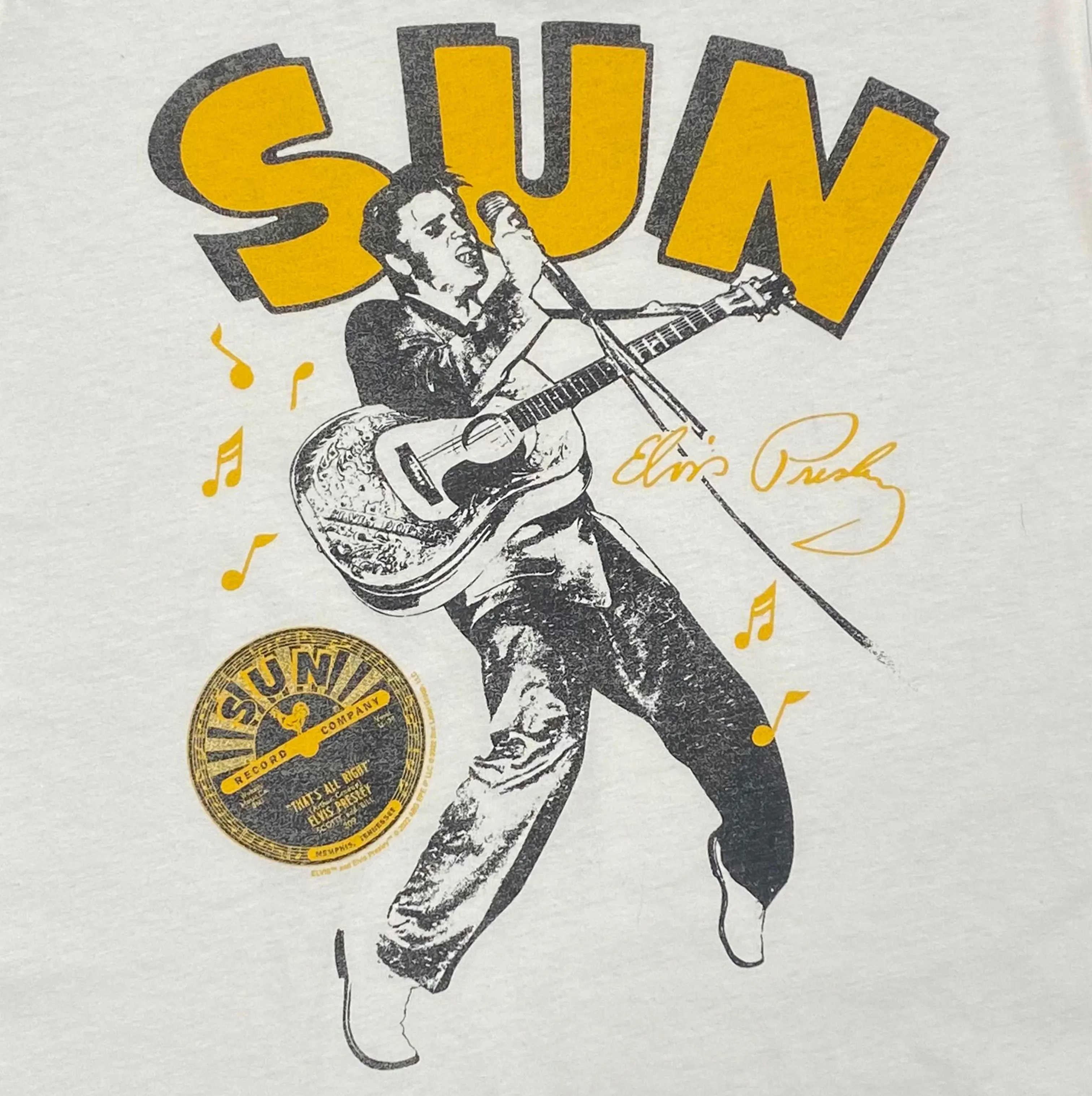 Sun Records Elvis Unisex Tee sold by Midnight Rider product image thumbnail 2