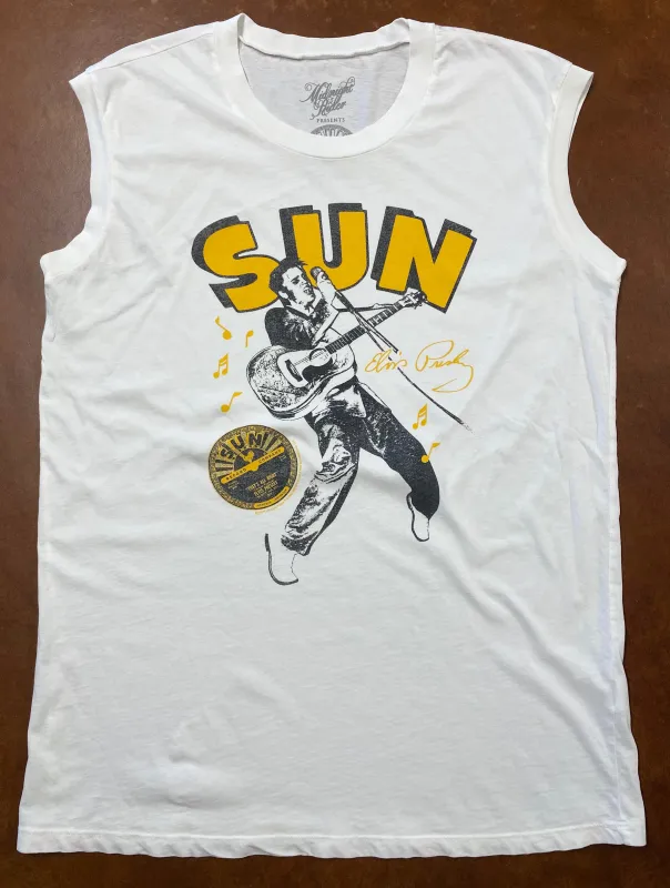 Sun Records Elvis Muscle Tee made by Midnight Rider