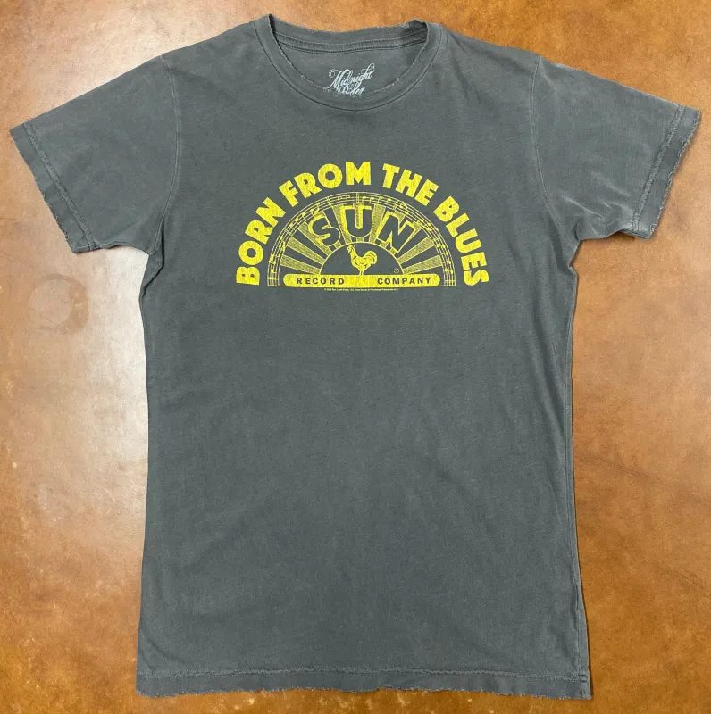 Sun Records Born from The Blues Unisex T Shirt sold by Midnight Rider