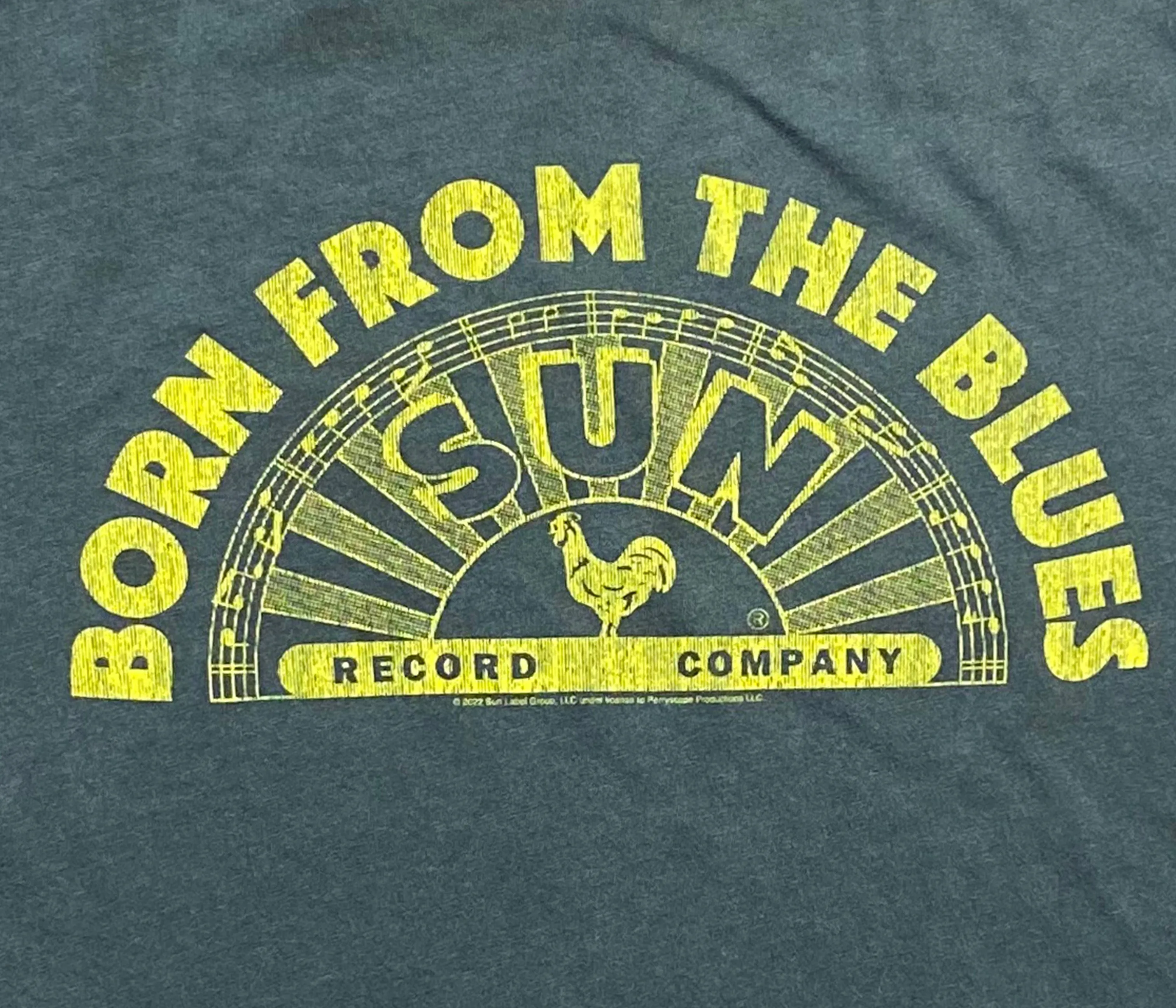 Sun Records Born from the Blues Cut off Crop Tee sold by Midnight Rider product image thumbnail 2