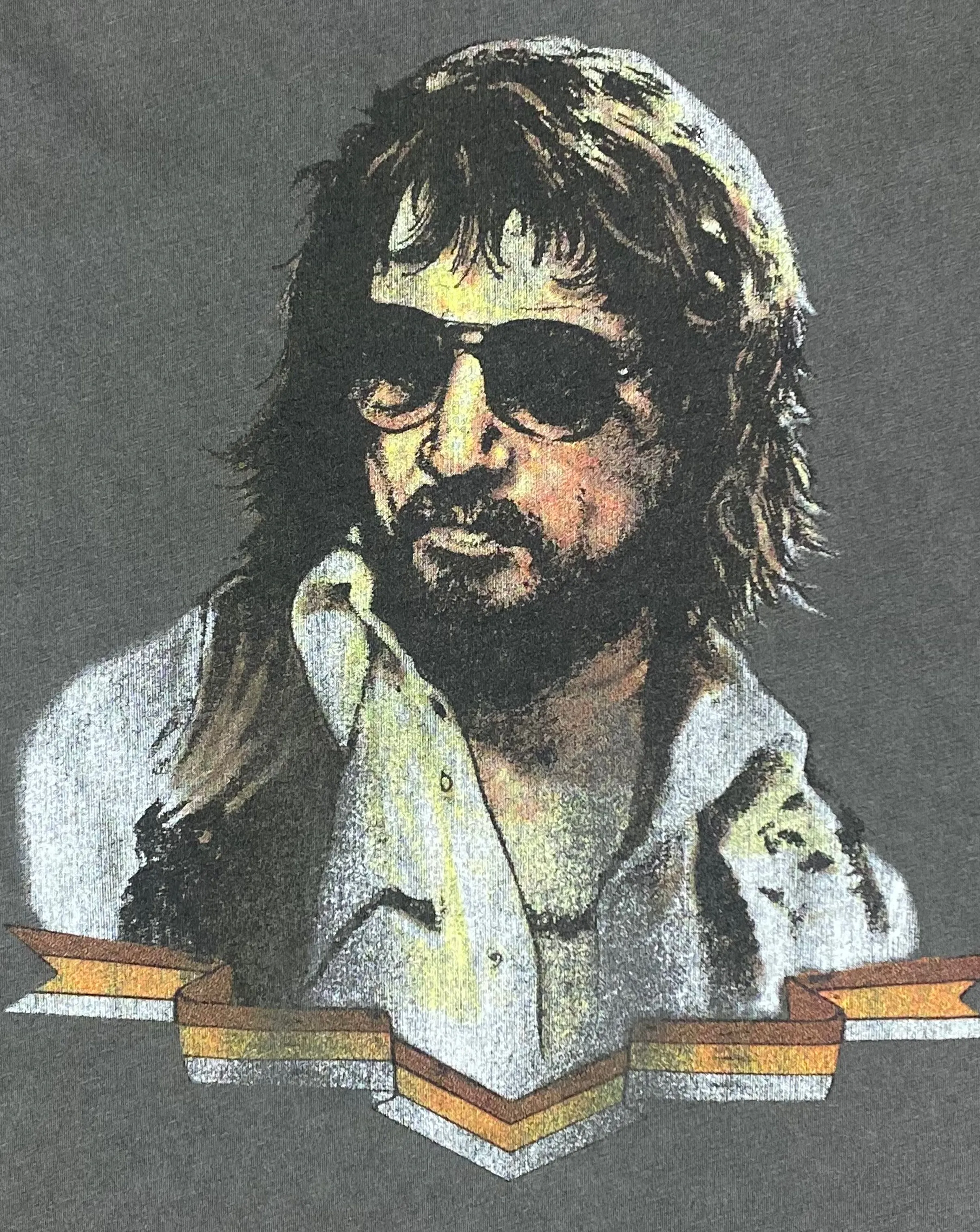 Wayon Jennings Honky Tonk Hero Muscle Tee sold by Midnight Rider product image thumbnail 2