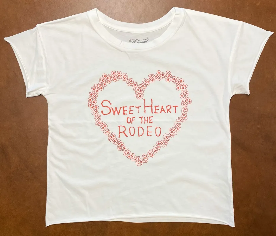 Sweetheart of the Rodeo Cut off Crop Tee sold by Midnight Rider