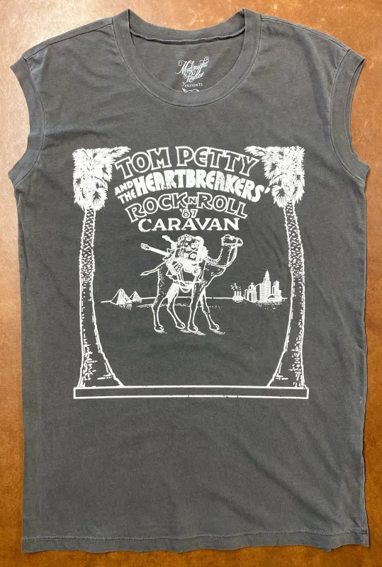 Tom Petty and the Heartbreakers' Rock n' Roll Caravan Muscle Tee made by Midnight Rider