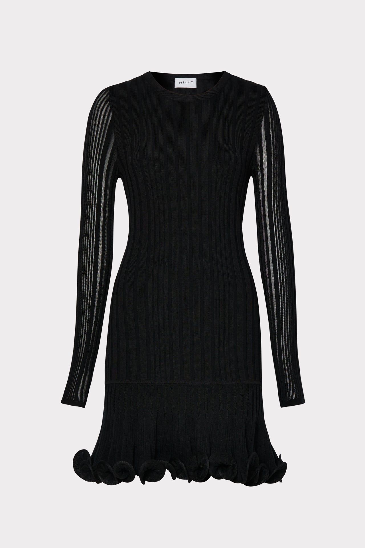 Fit And Flare Rib Dress sold by Milly