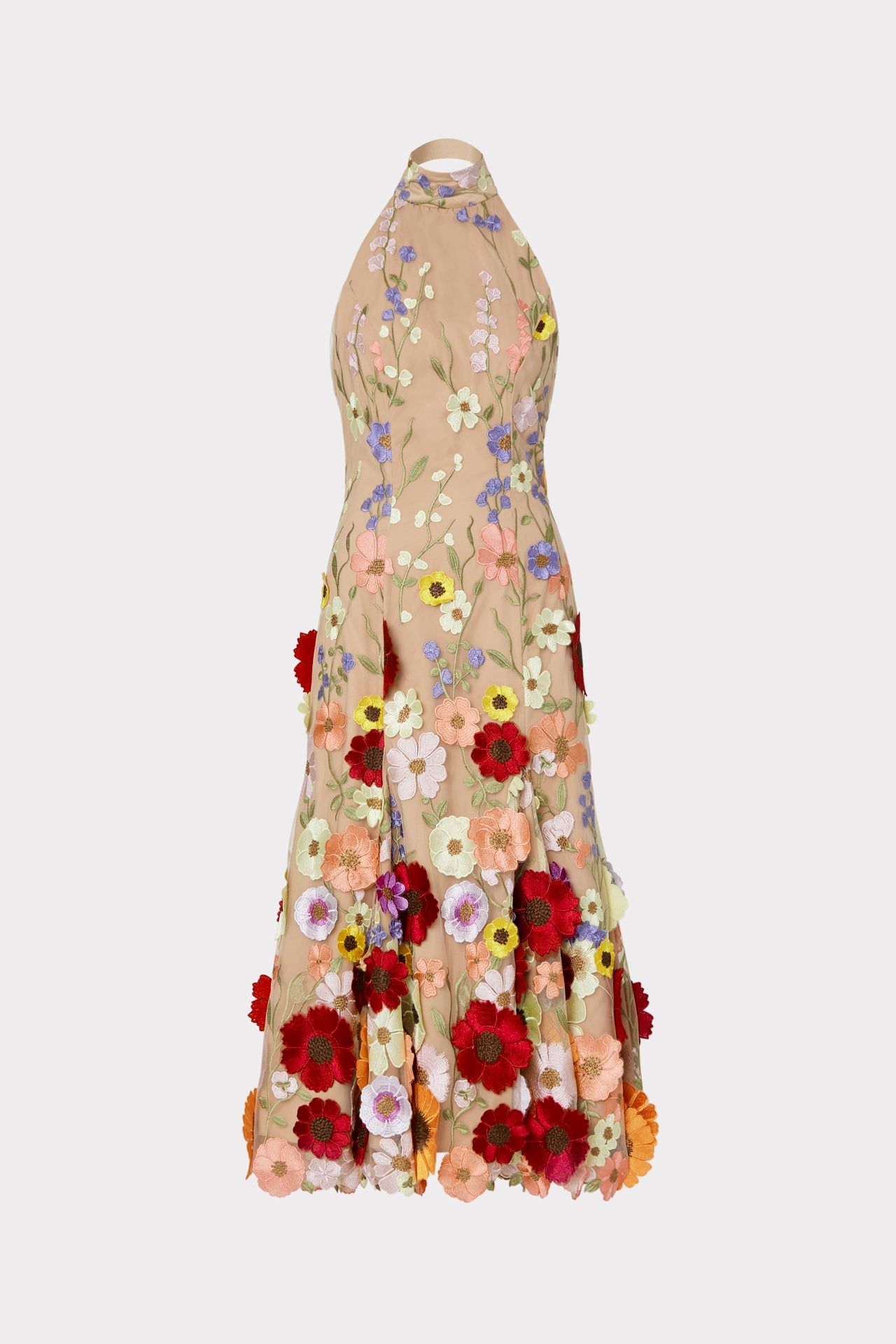 Penelope 3D Floral Embroidered Dress sold by Milly