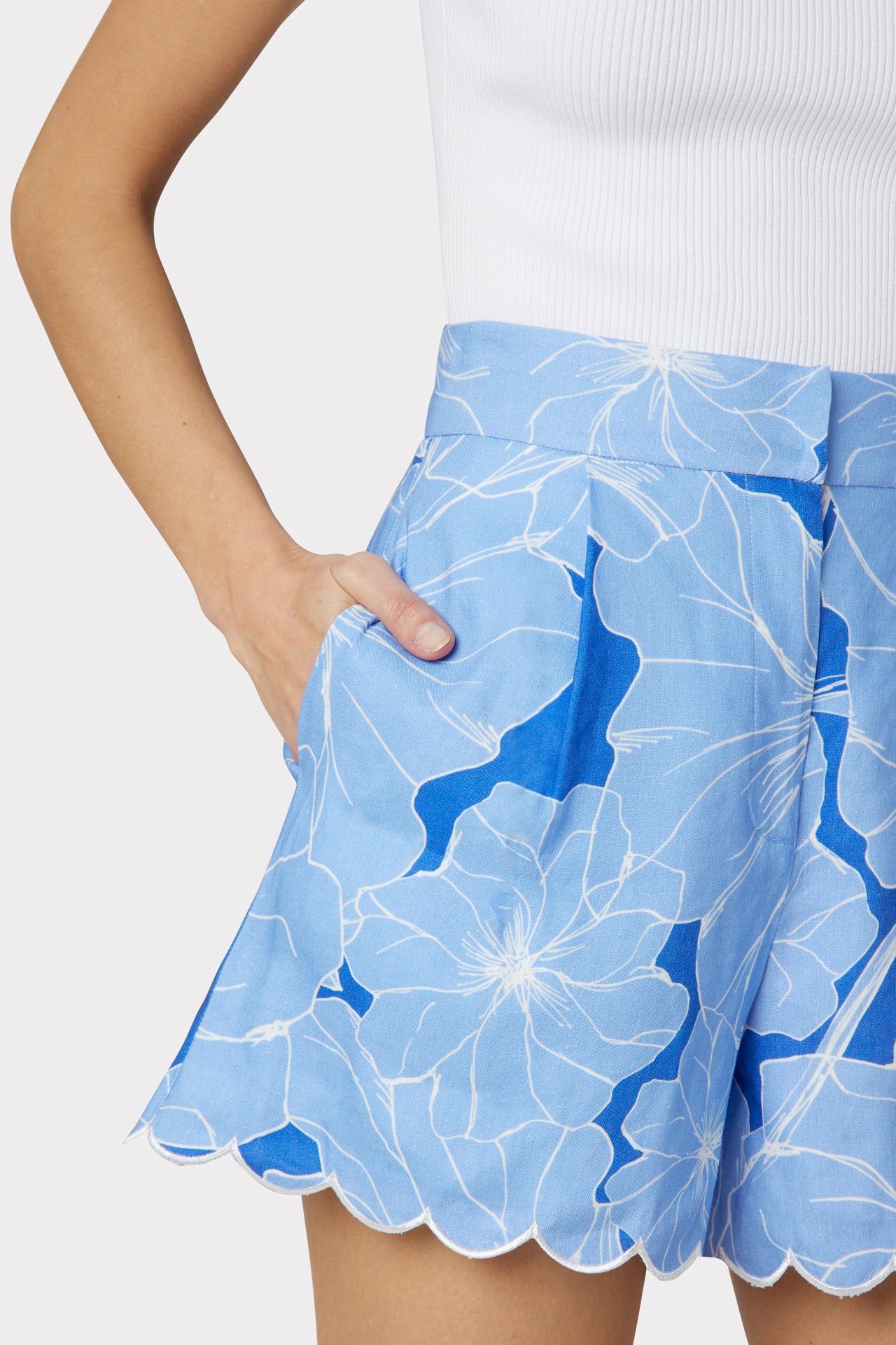 Casey Waterlily Short sold by Milly product image thumbnail 3