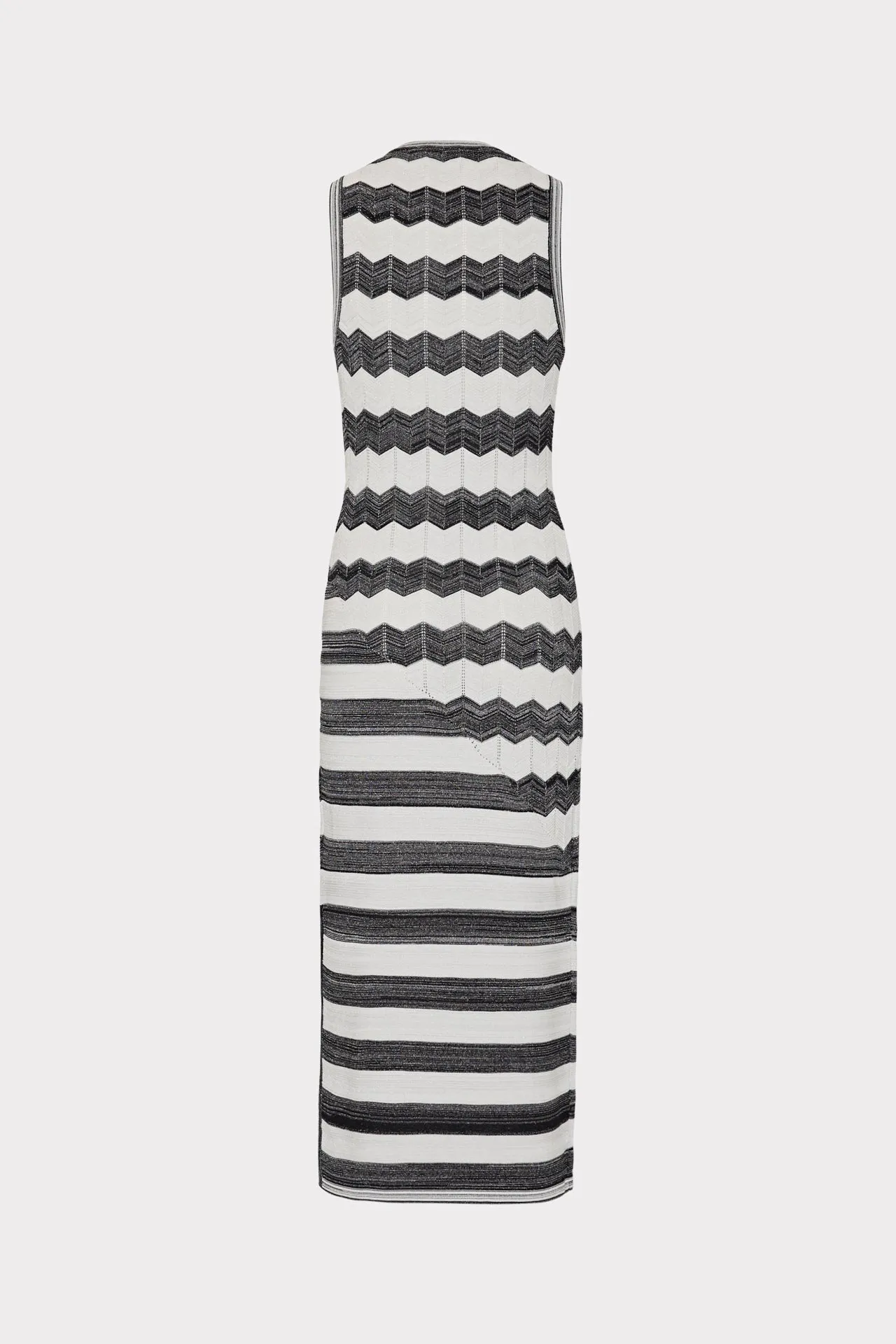 Asymetrical Zig Zag Midi Dress sold by Milly product image thumbnail 5