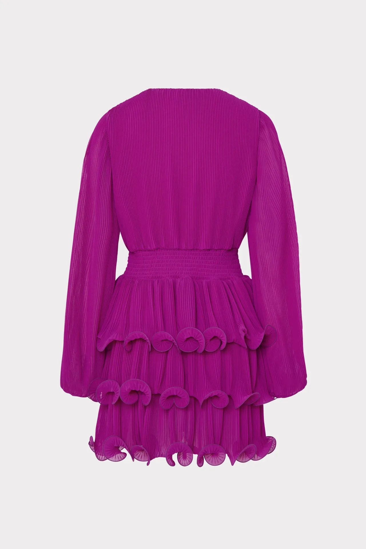 Ryan Pleated Chiffon Dress sold by Milly product image thumbnail 4