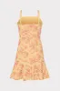 Ciara Floral Embroidered Linen Dress sold by Milly