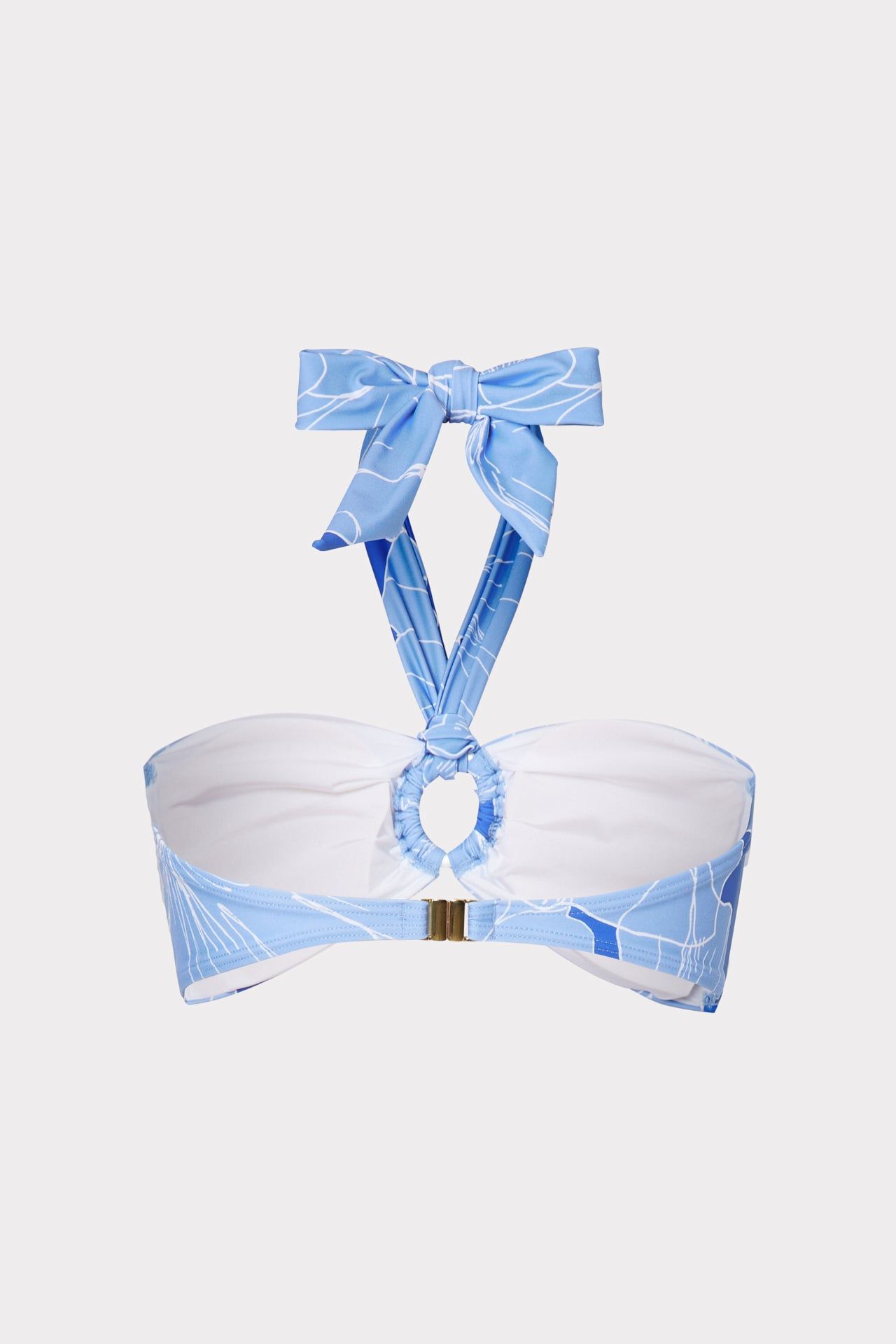 Waterlily Monique Bandeau Halter Bikini Top sold by Milly product image thumbnail 4