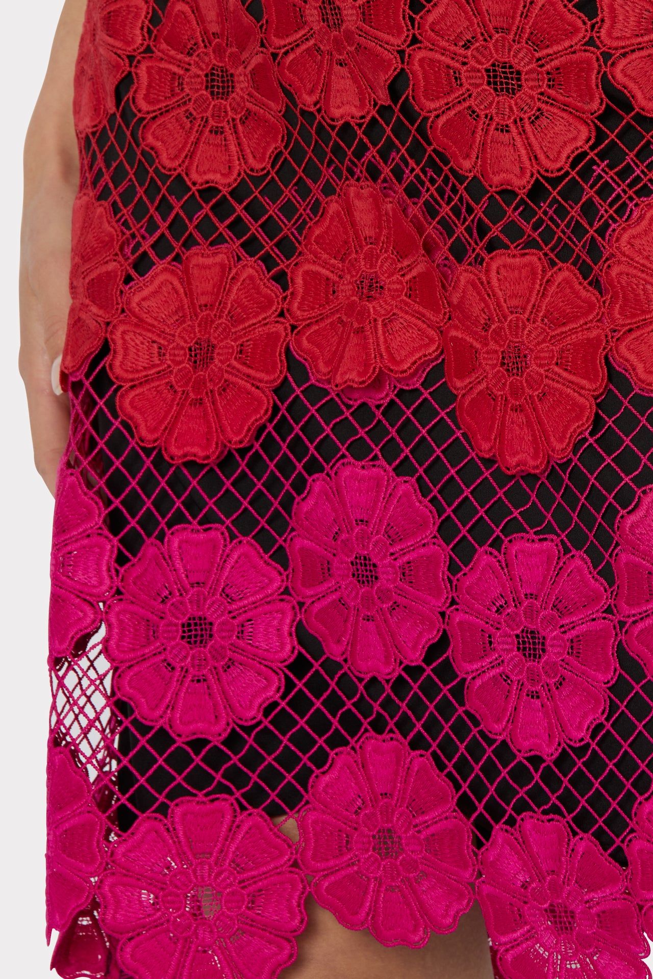 Floral Lace Modern Mini Skirt sold by Milly product image thumbnail 3