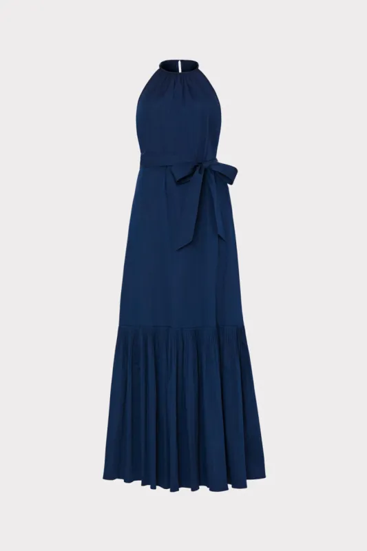 Niles Poplin Maxi Dress sold by Milly