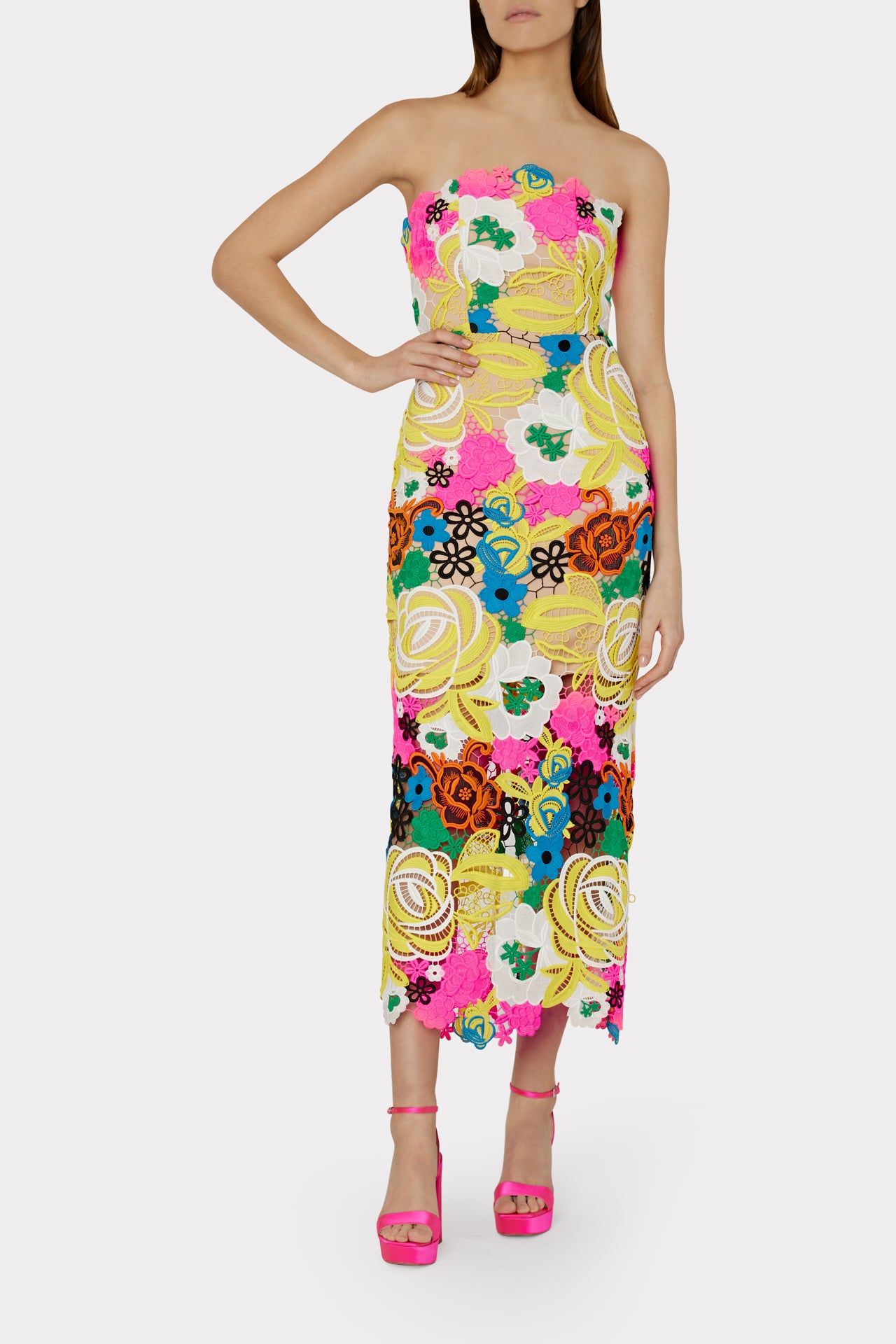 Multi Color Lace Dress sold by Milly product image thumbnail 2