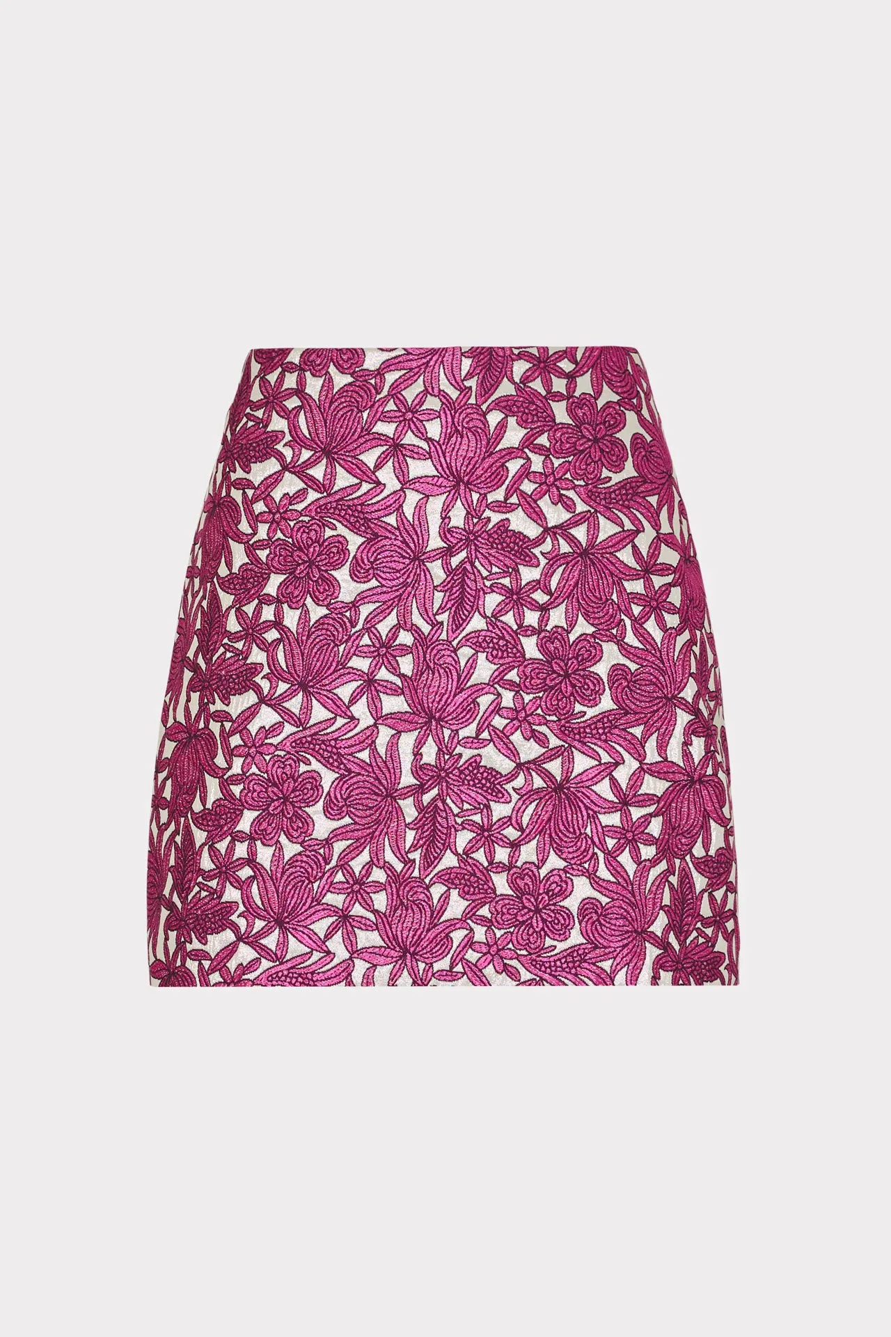 Floral Jacquard Skirt sold by Milly