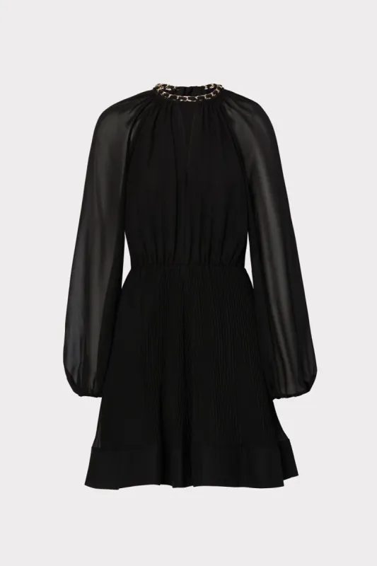 Kami Pleated Dress sold by Milly